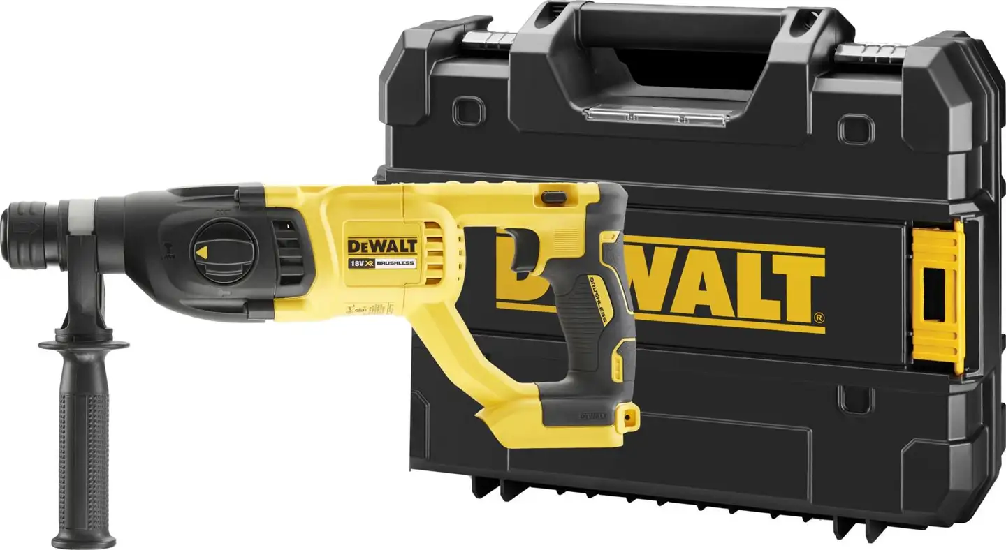 18V SDS+ akkuporavasara DEWALT DCH133NT 26 mm, runko, TSTAK