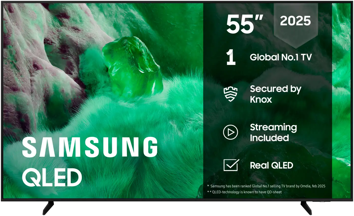 Samsung 55" 4K UHD QLED Smart TV TQ55Q7F2 - 1