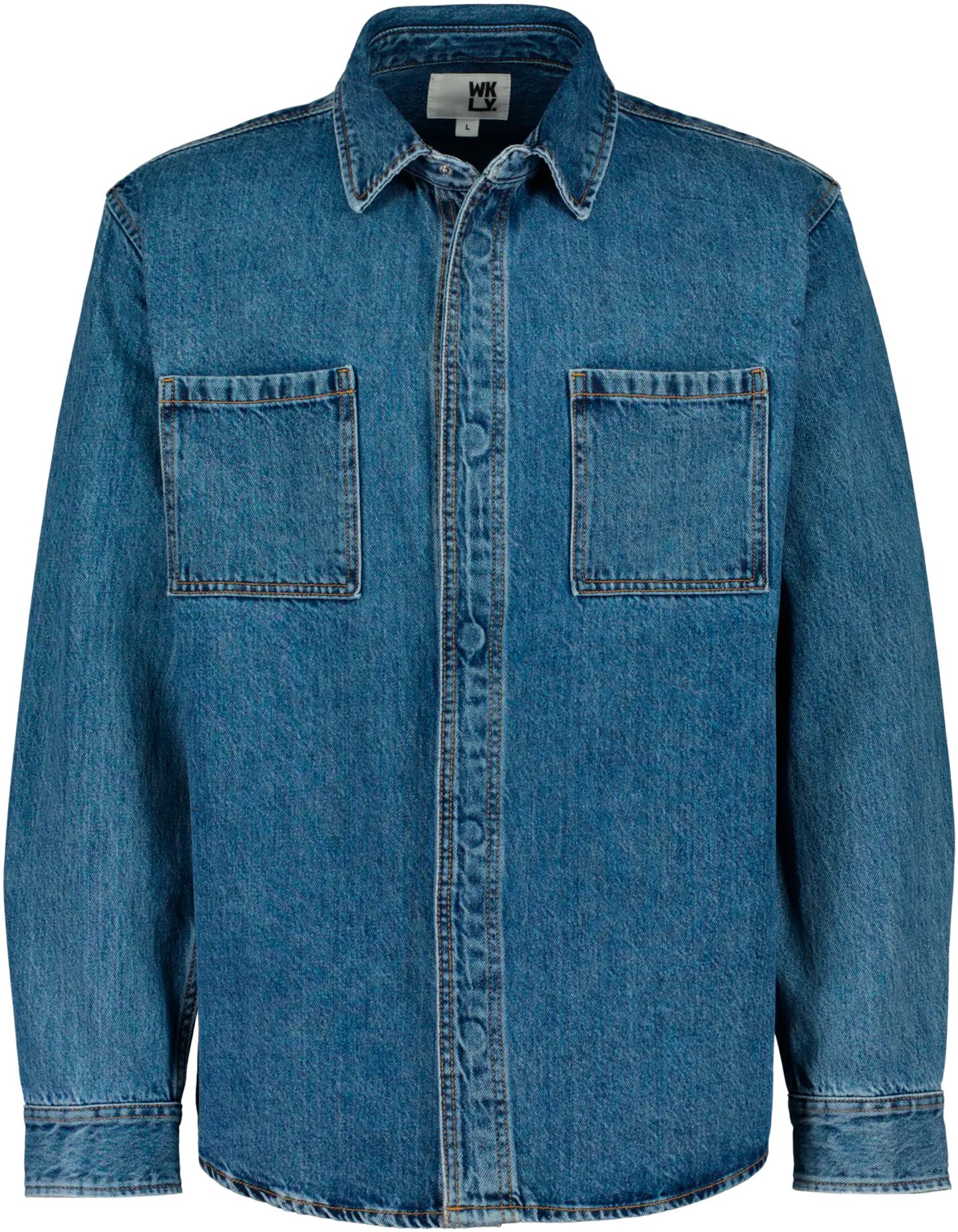 WKLY. miesten denimpaitatakki 194W312409 - DK INDIGO - 1