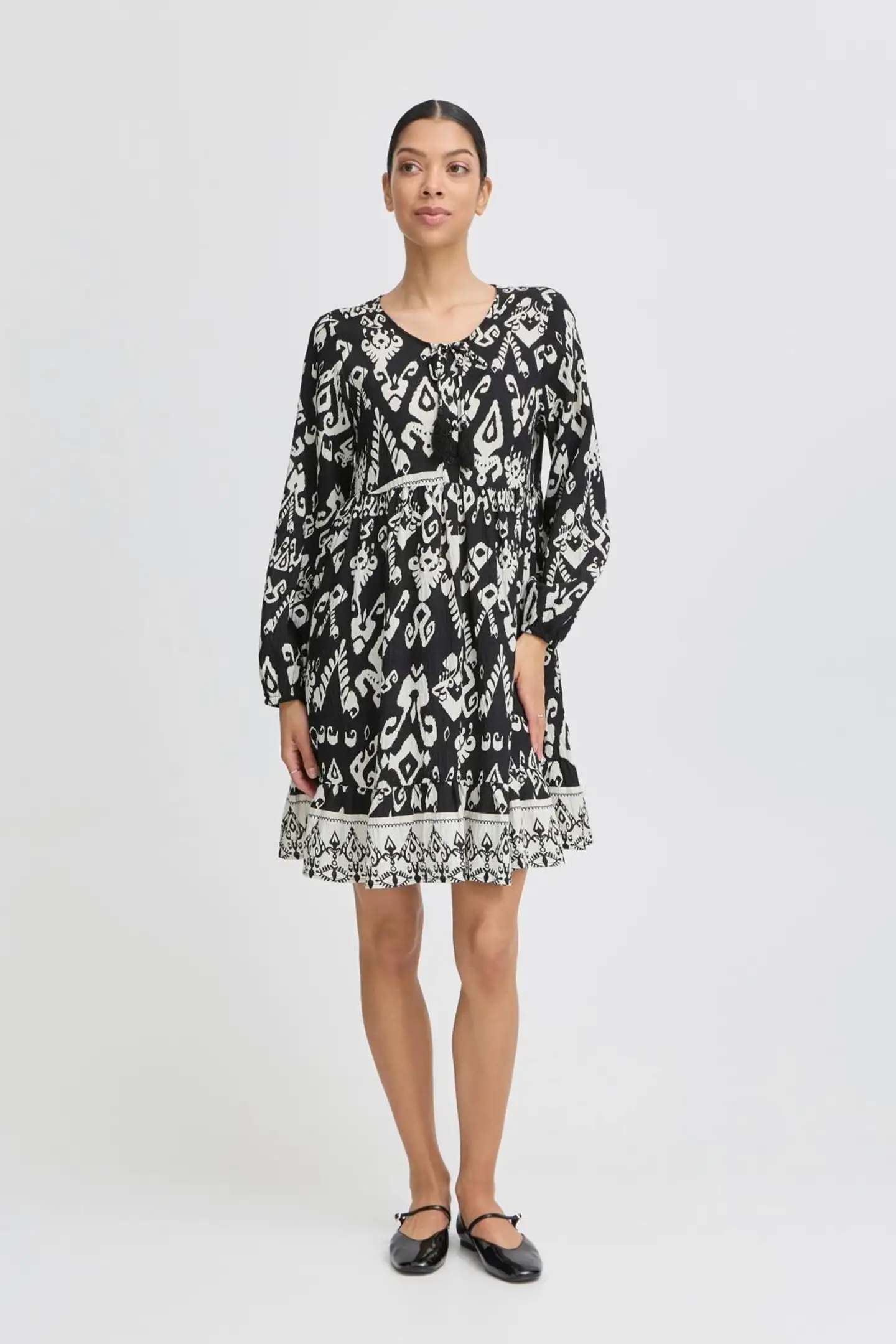 B.young naisten mekko Byjasmina - Black Eth Mix - 3