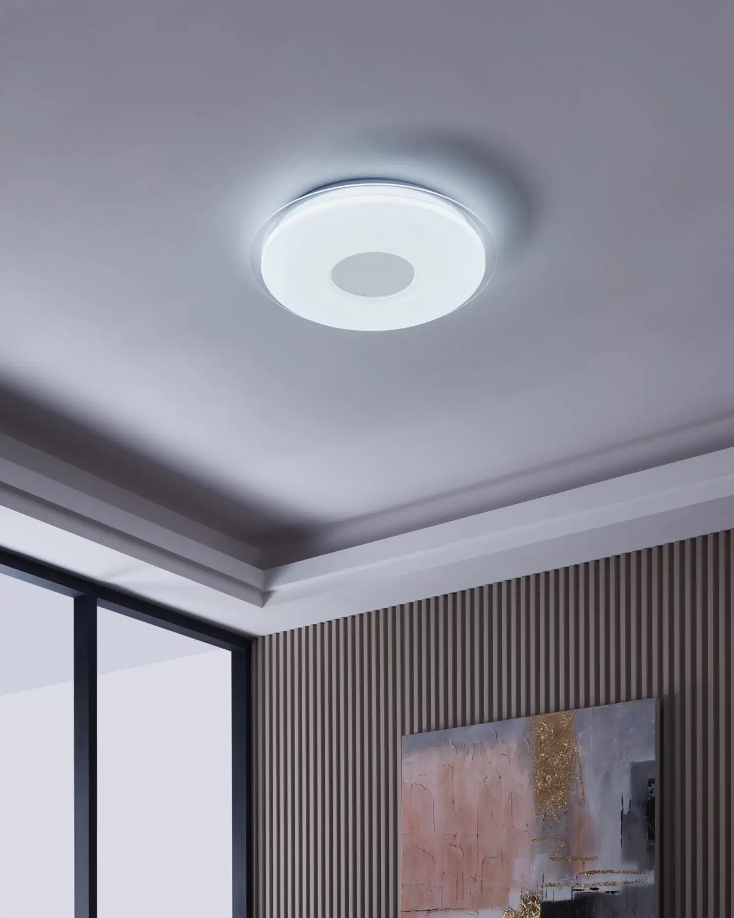 EGLO Plafondi connect.z Lanciano-Z led 56cm 4x11,2W kristalliefekti - 8