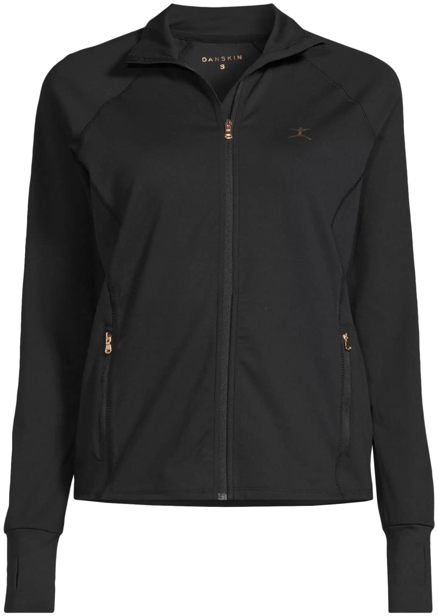 Danskin naisten treenitakki DPS23006 - BLACK - 2