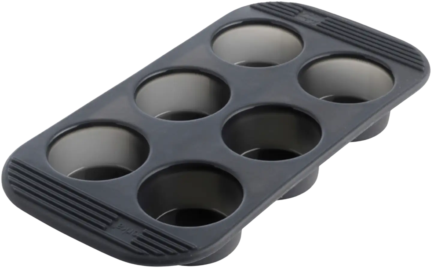 Mastrad muffinsivuoka 6 kuppia musta - 1