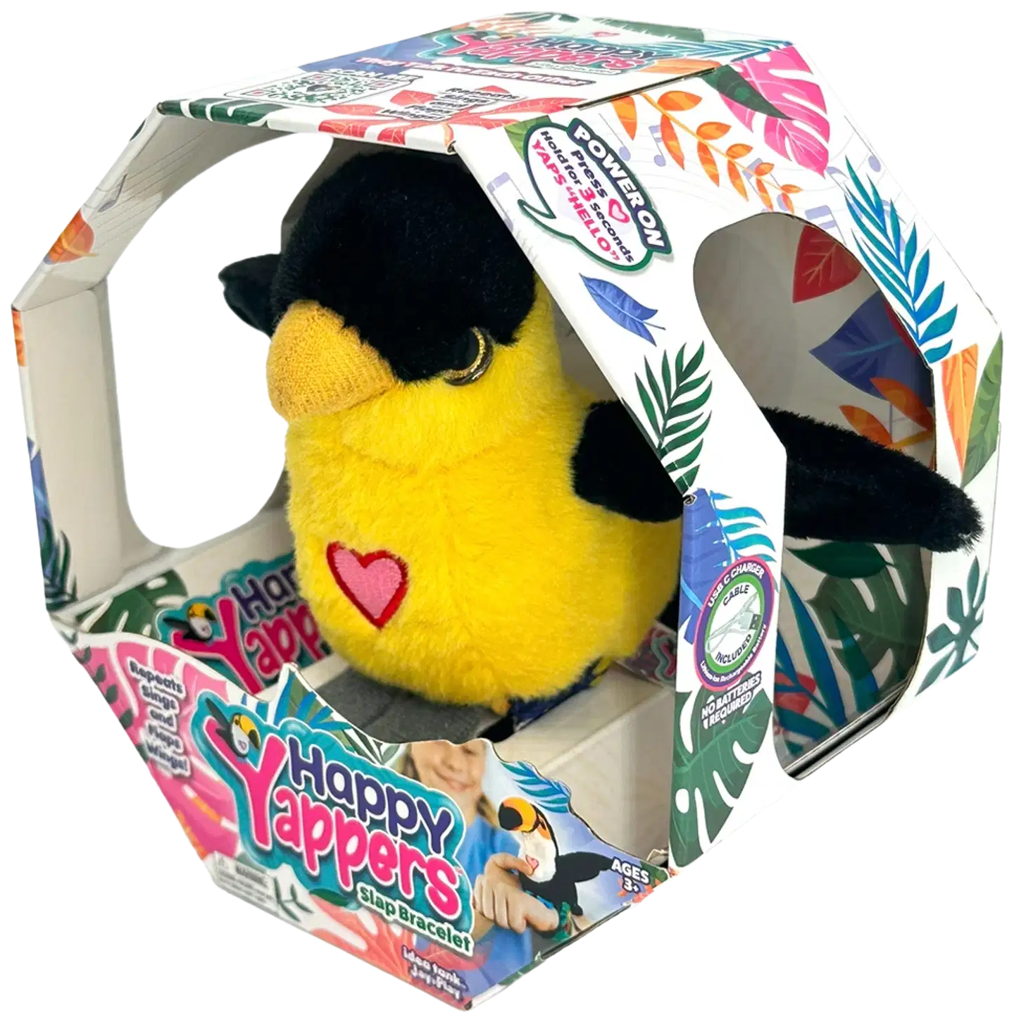 Happy Yappers puhuva pehmolelulintu - 8