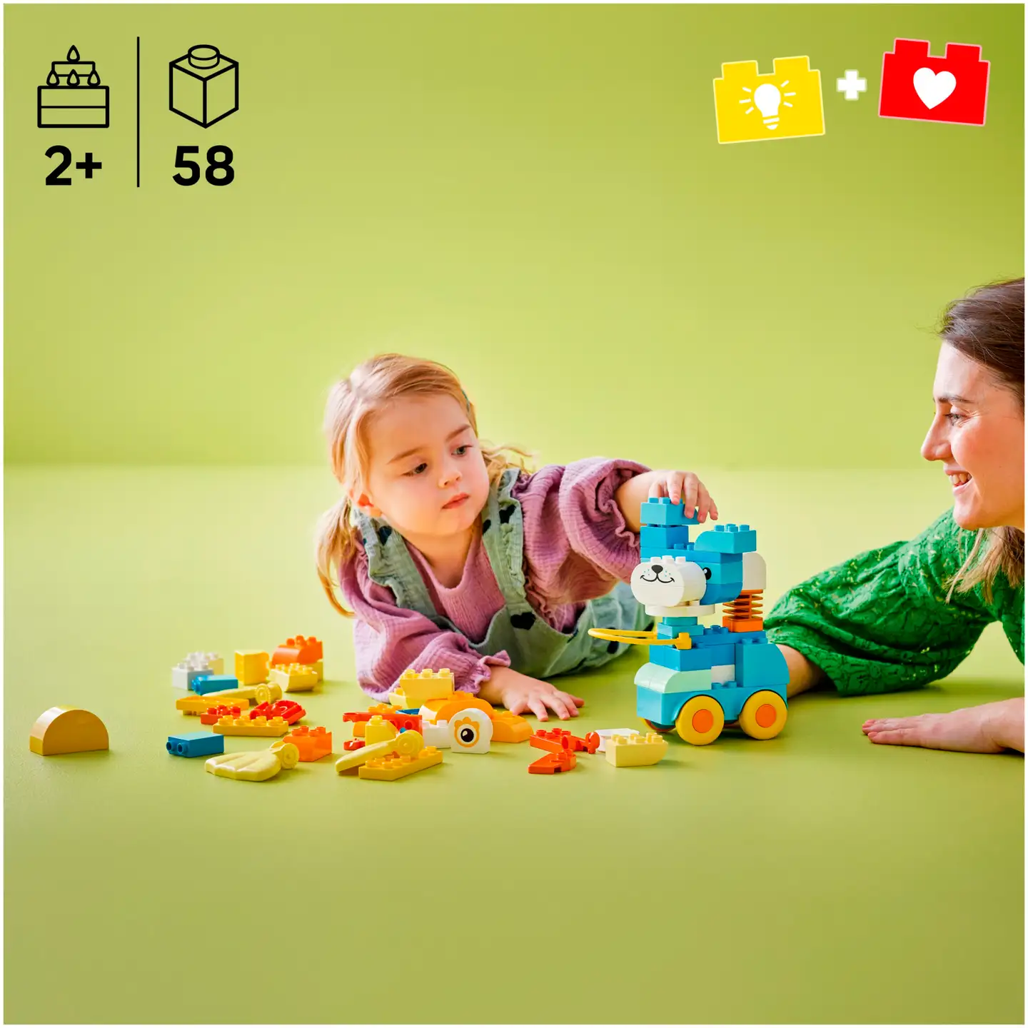 LEGO® DUPLO Town 10448 Eläimiä pyörien päällä – 3in1-setti - 9