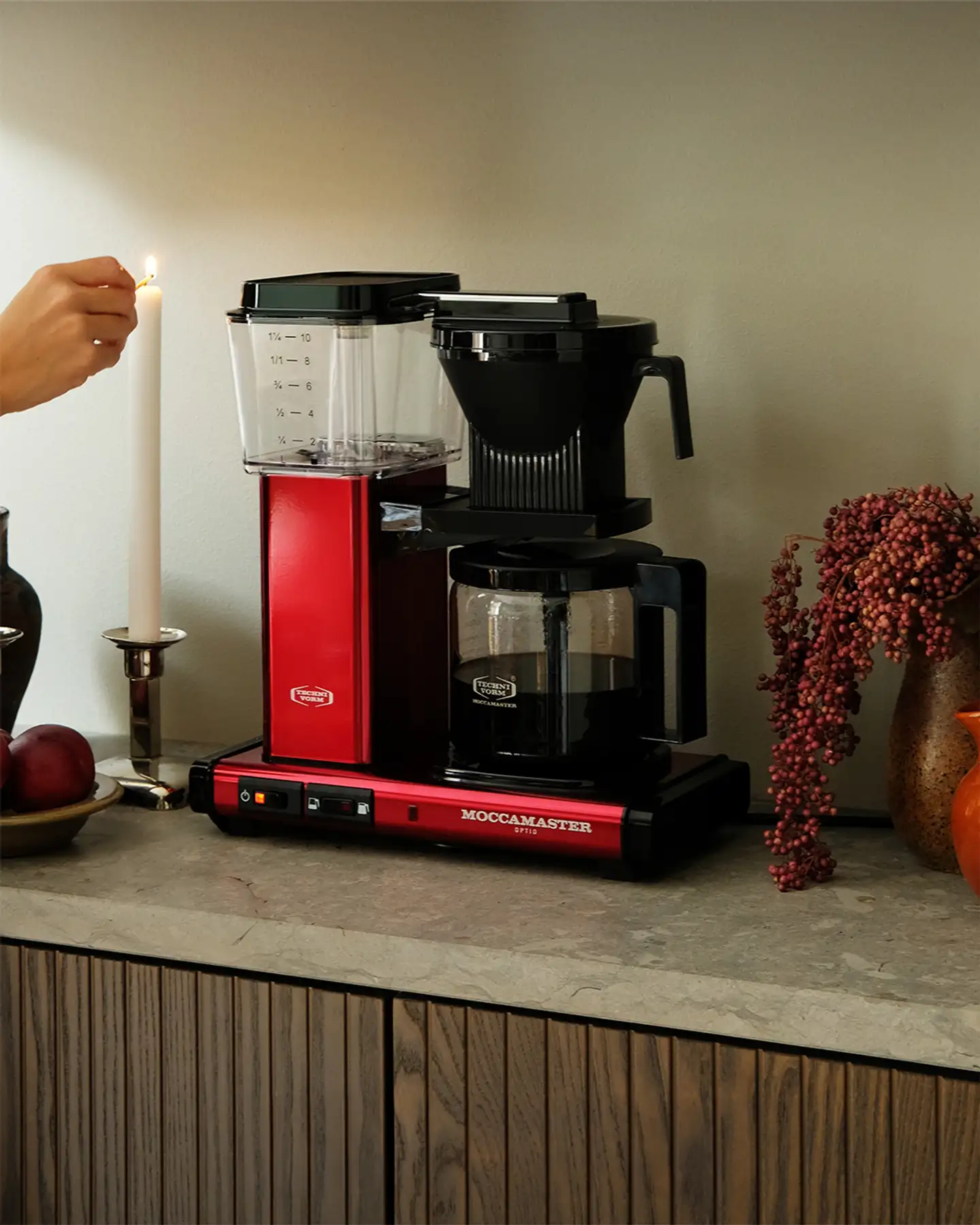 Moccamaster suodatinkahvinkeitin  Optio Red Metallic - 2