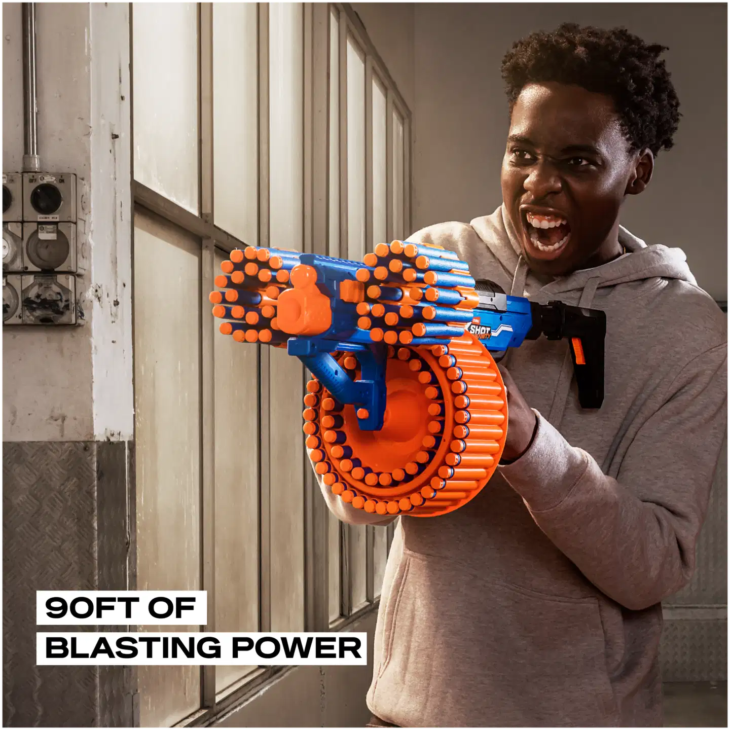 X-Shot vaahtomuoviblasteri Insanity Blitz Hammer - 3