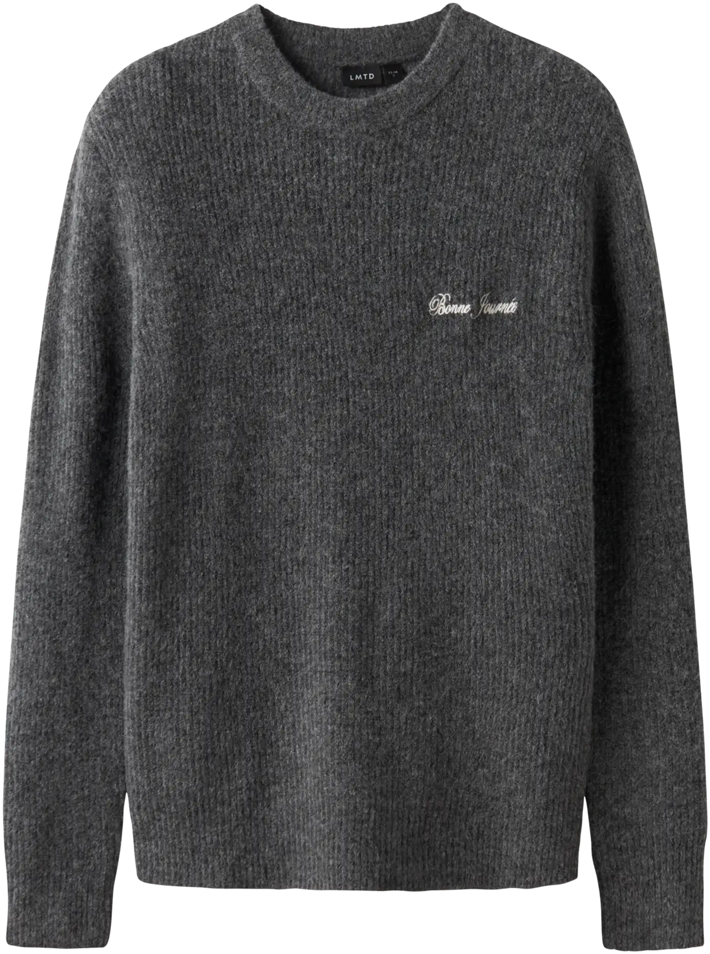 LMTD lasten neule - dark grey melange - 1