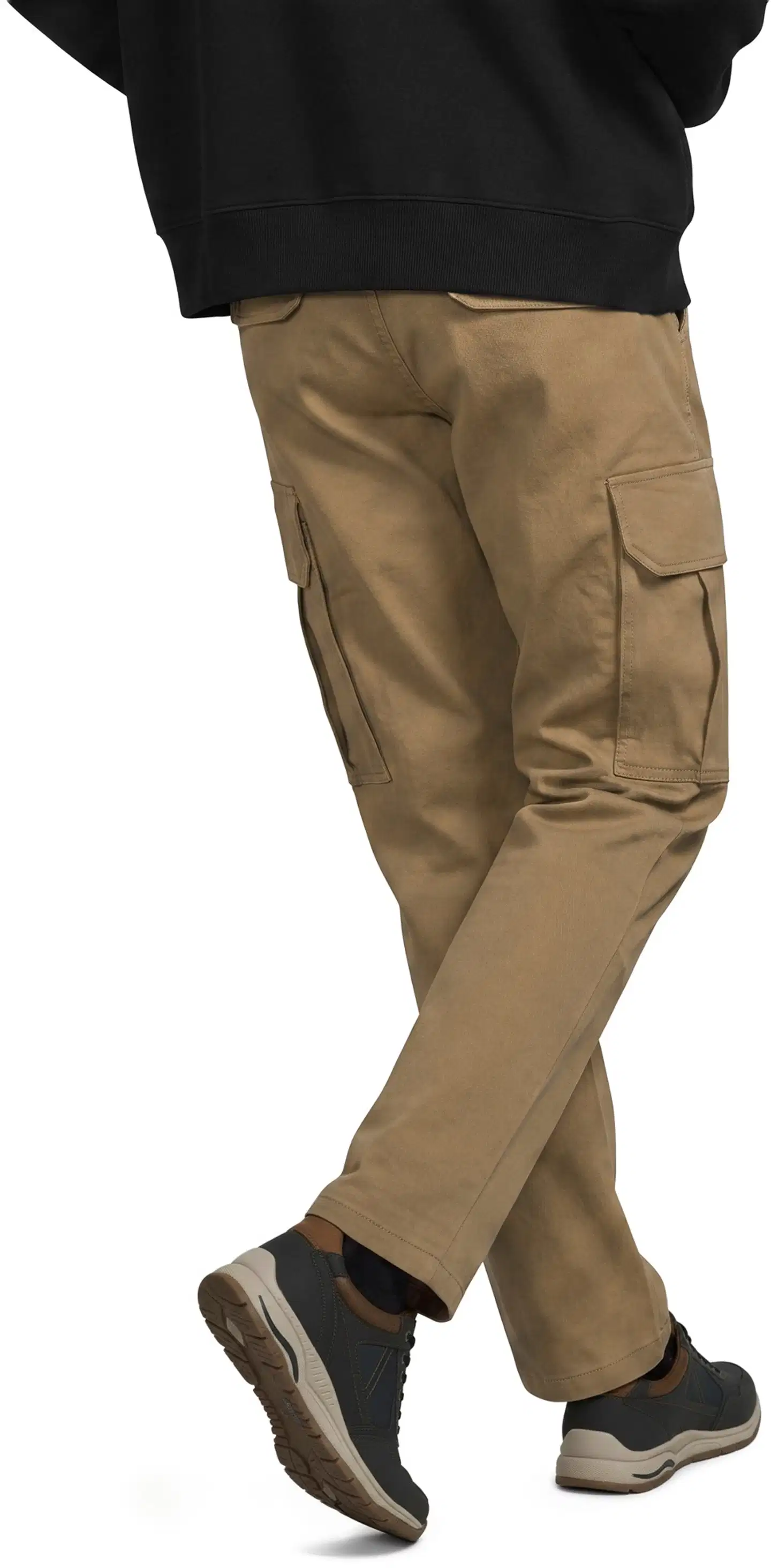 House miesten reisitaskuhousut 202H282505 - Camel brown - 3