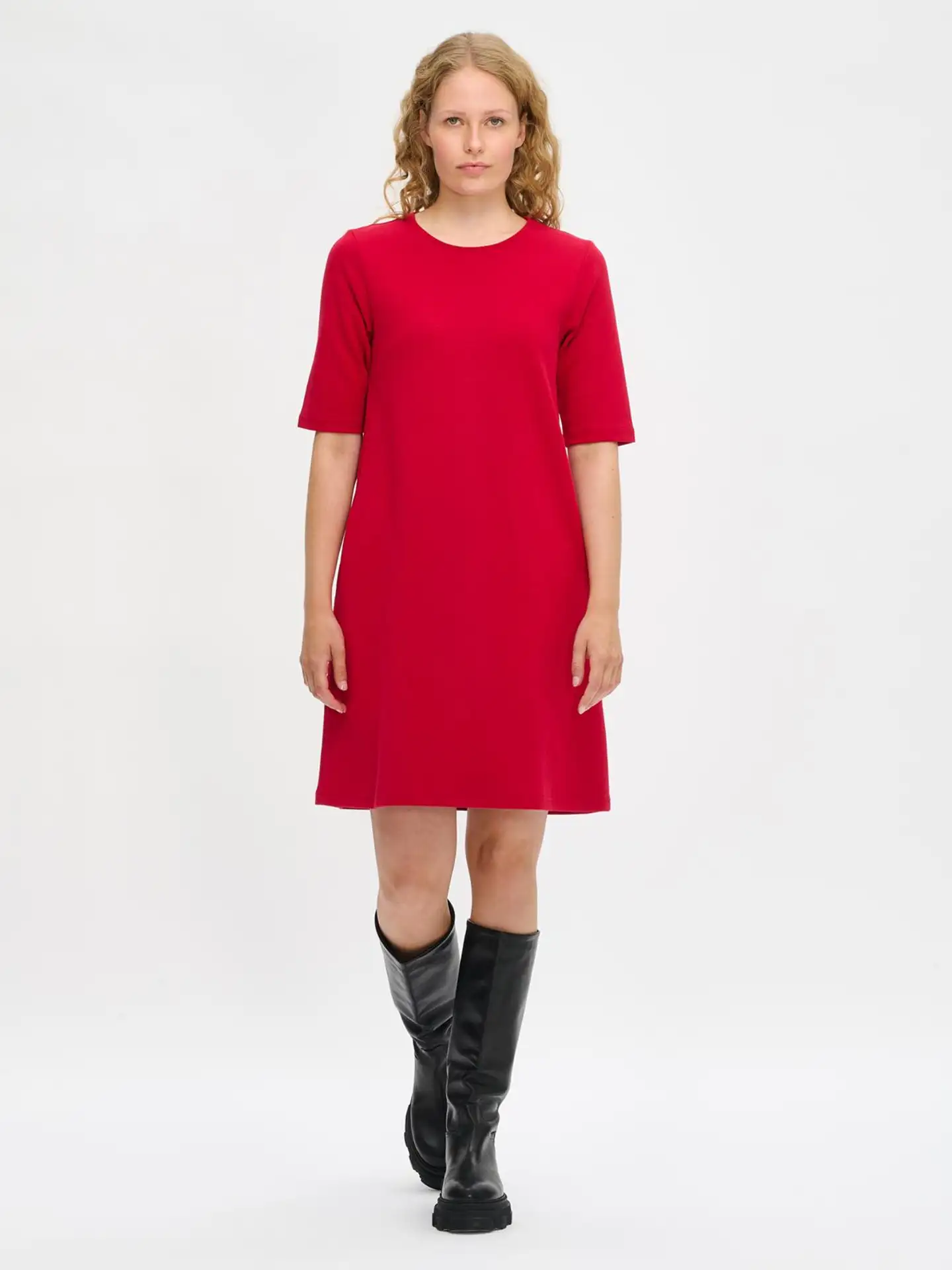 Nanso naisten mekko Opera - Punainen - 3