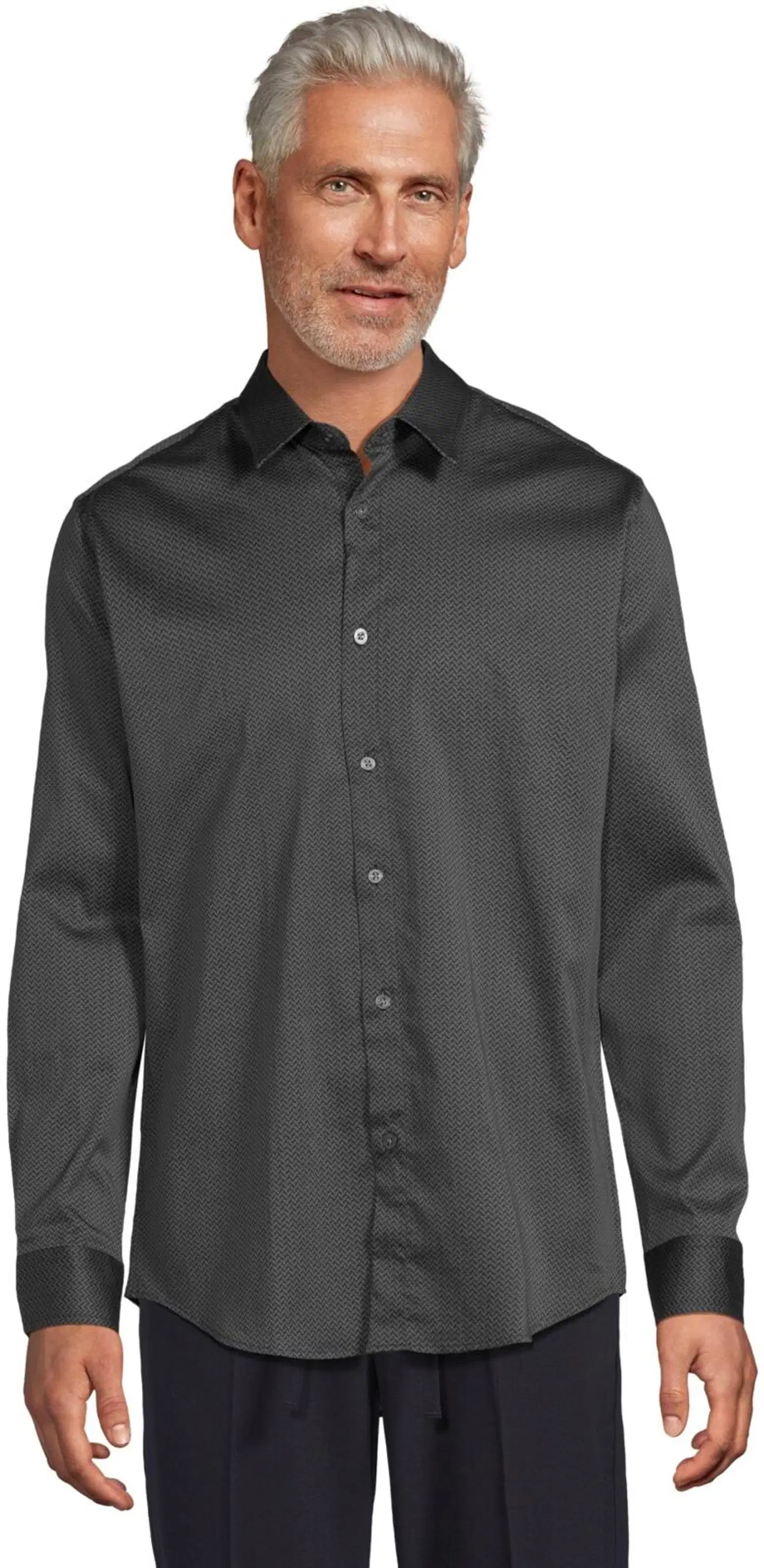London Fog miesten kauluspaita 194L292617 - Black/grey - 1