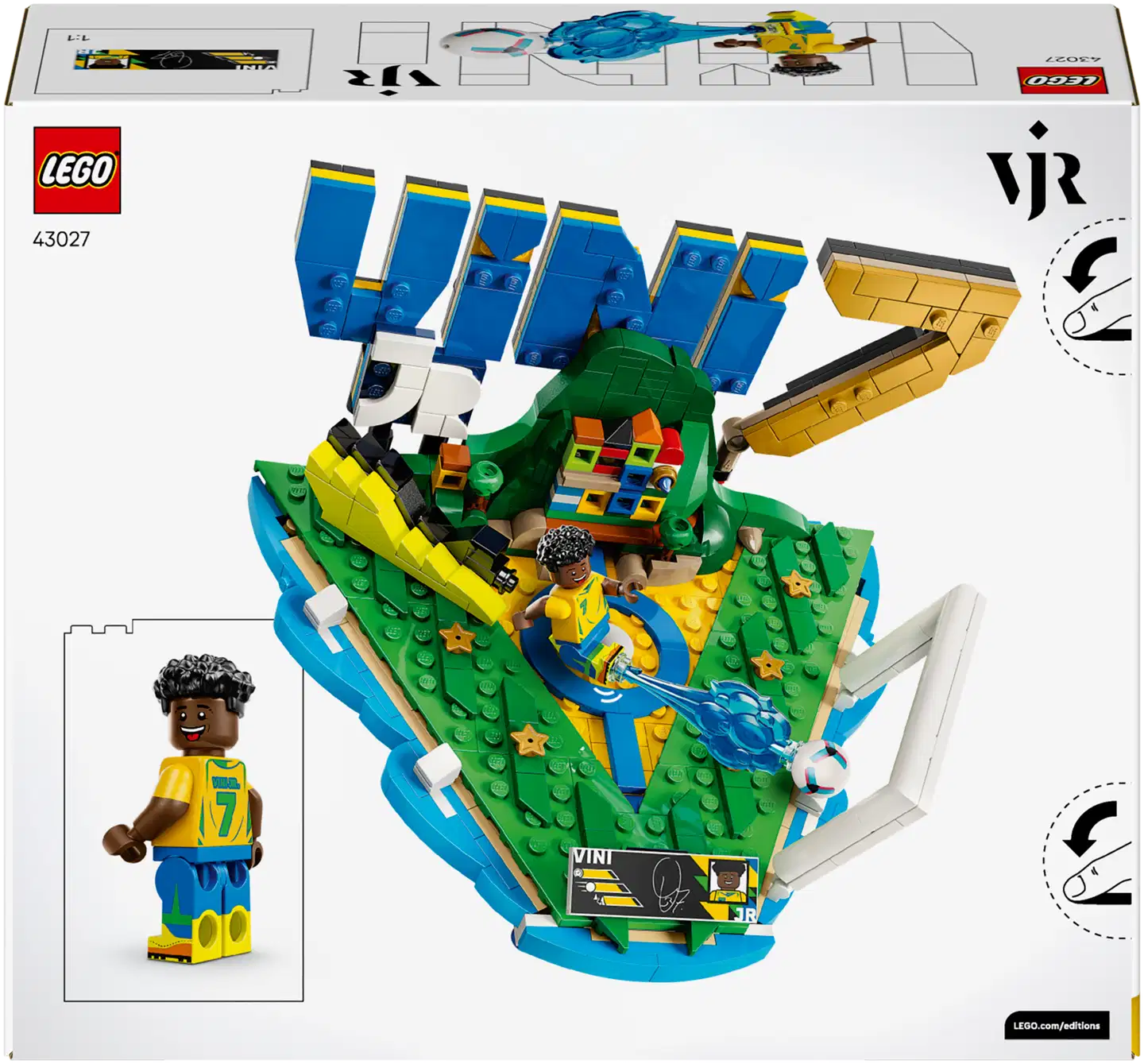 LEGO® Editions Football 43027 Vini Jr. – jalkapallon tähtihetket - 6