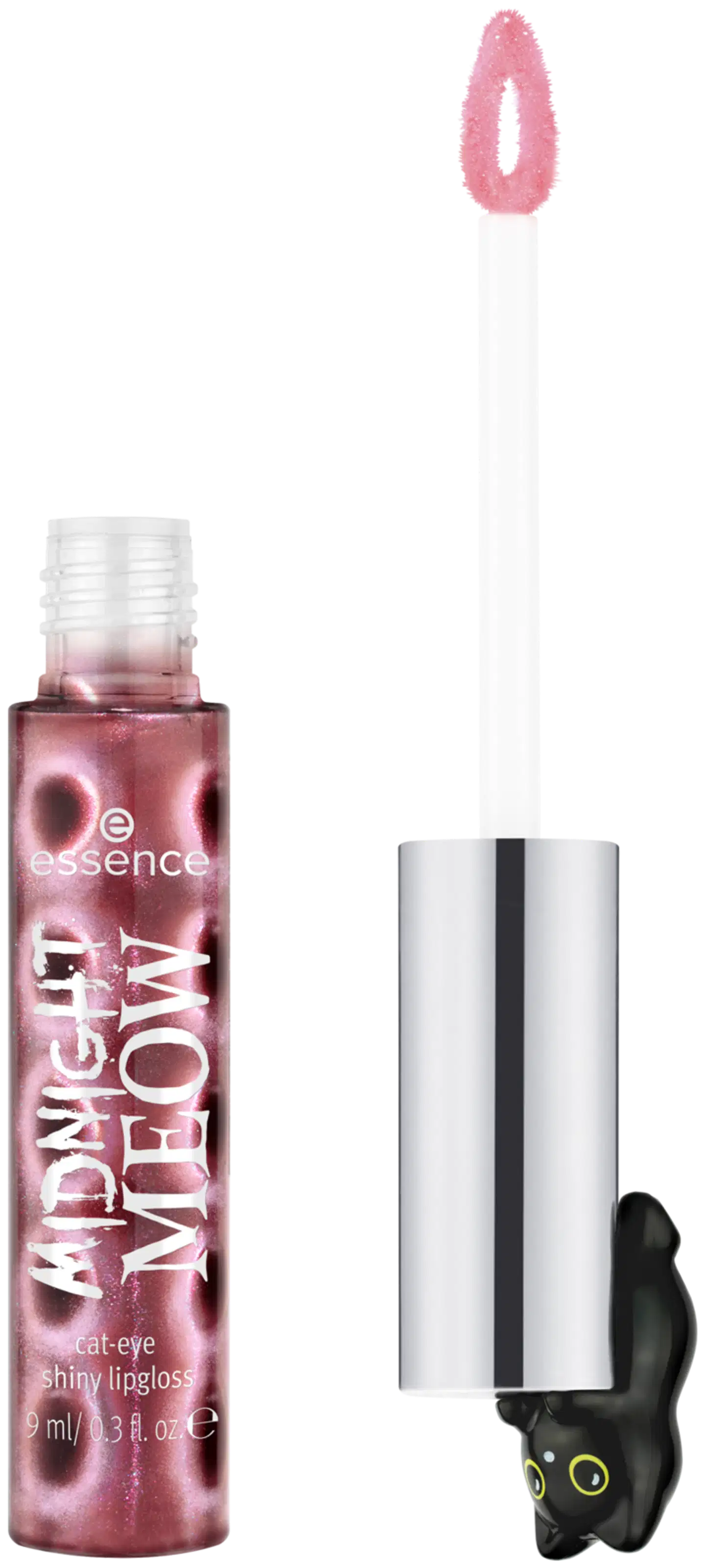 essence MIDNIGHT MEOW cat-eye shiny lipgloss 01 Moonlight Spell 9 ml - 2