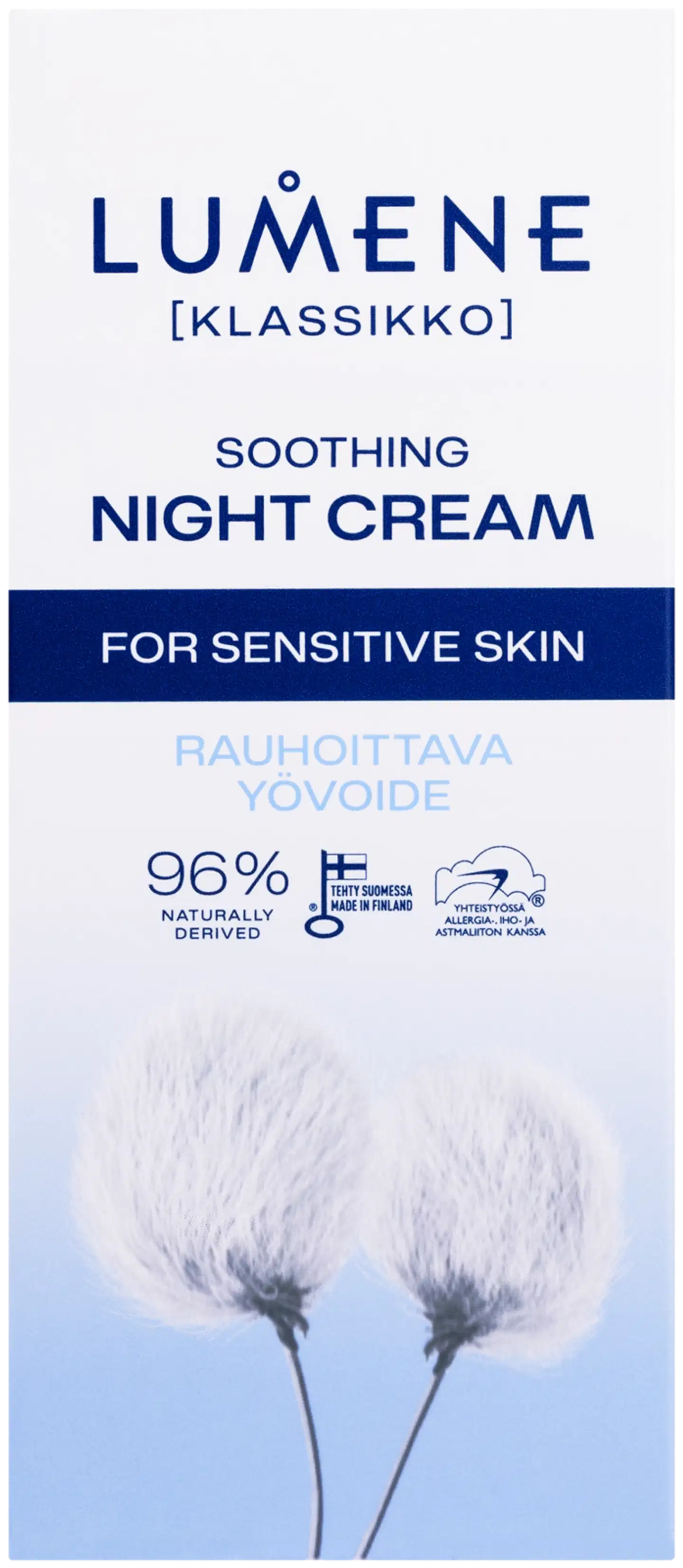 Lumene KLASSIKKO Rauhoittava yövoide 50ml - 2