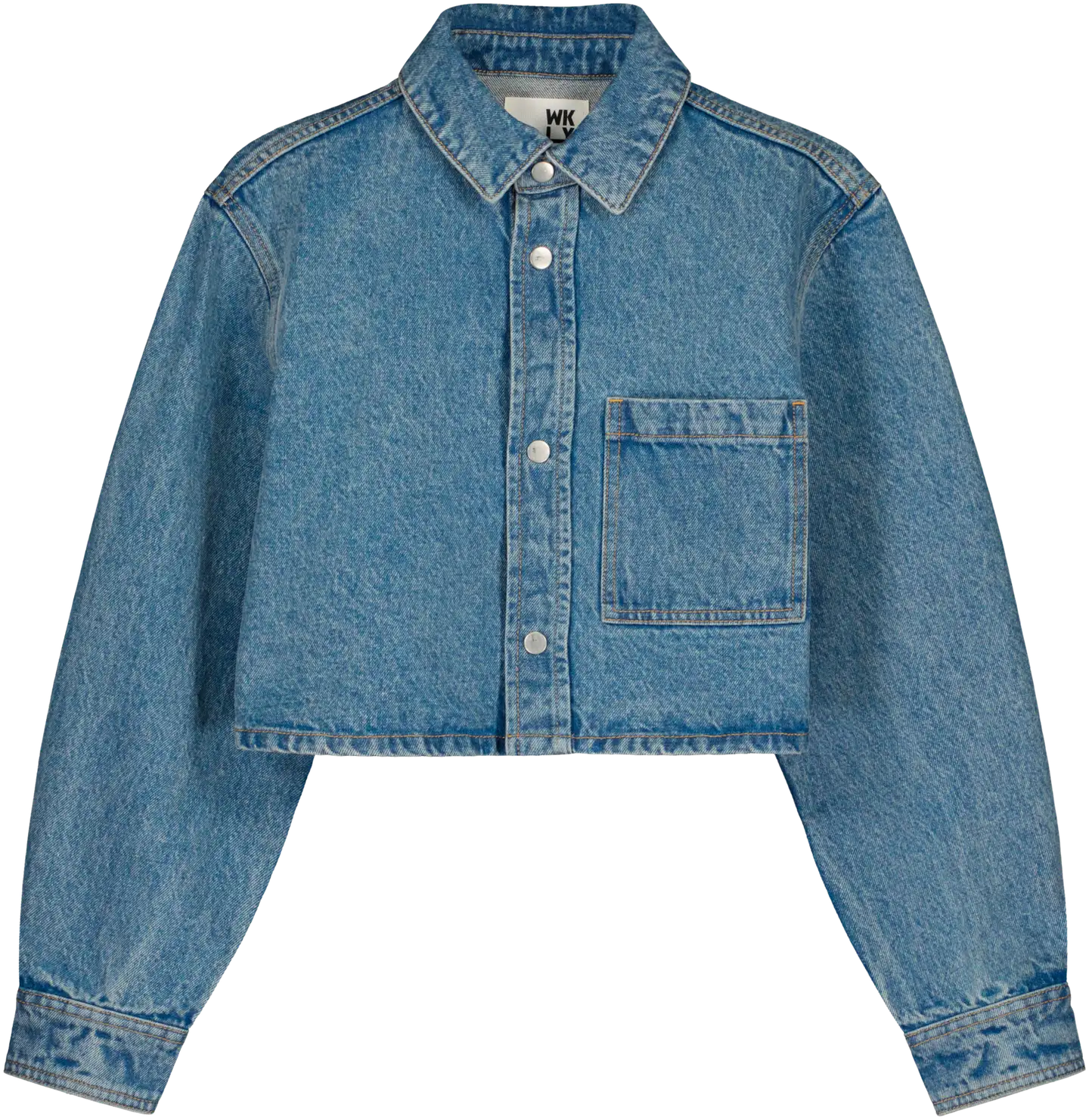 WKLY. naisten lyhyt farkkujakku CYCLO® 220W280650 - Denim blue - 1