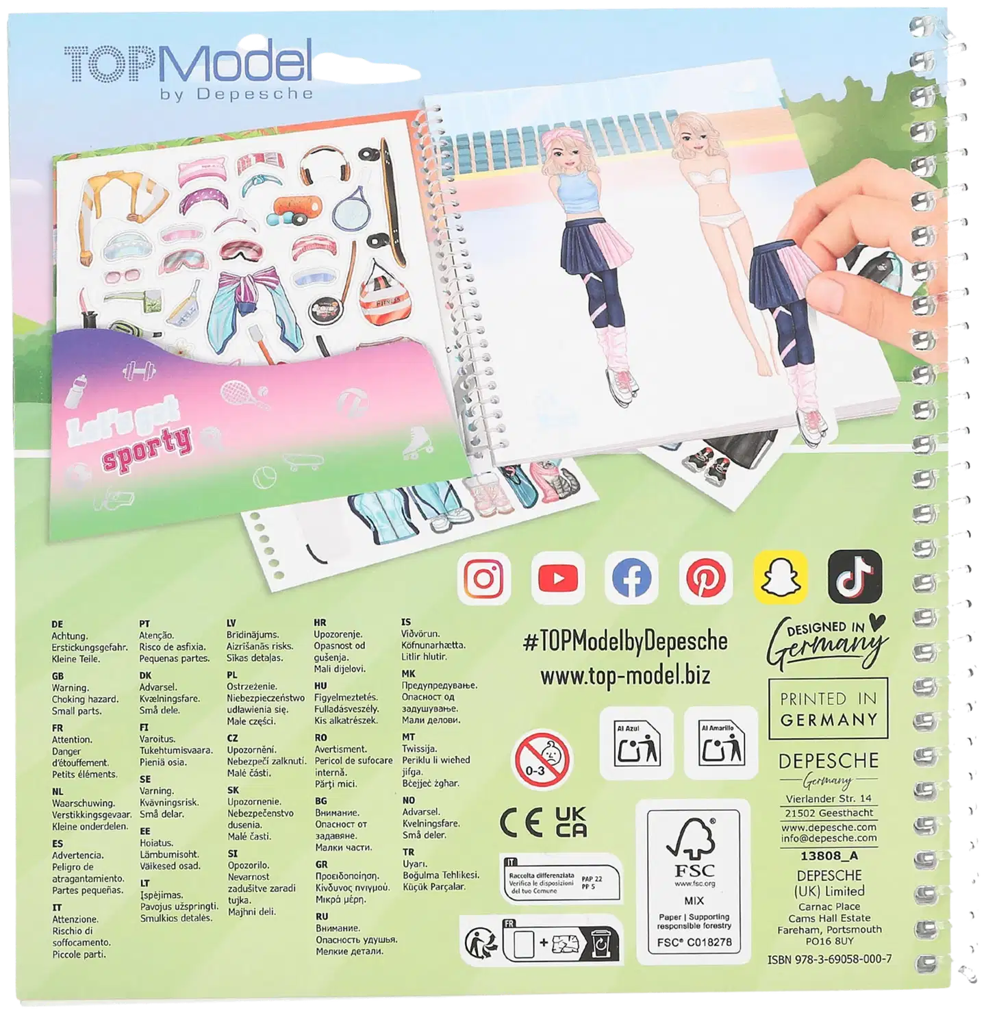 TOPModel tarrakirja Dress Me Up Sport - 4