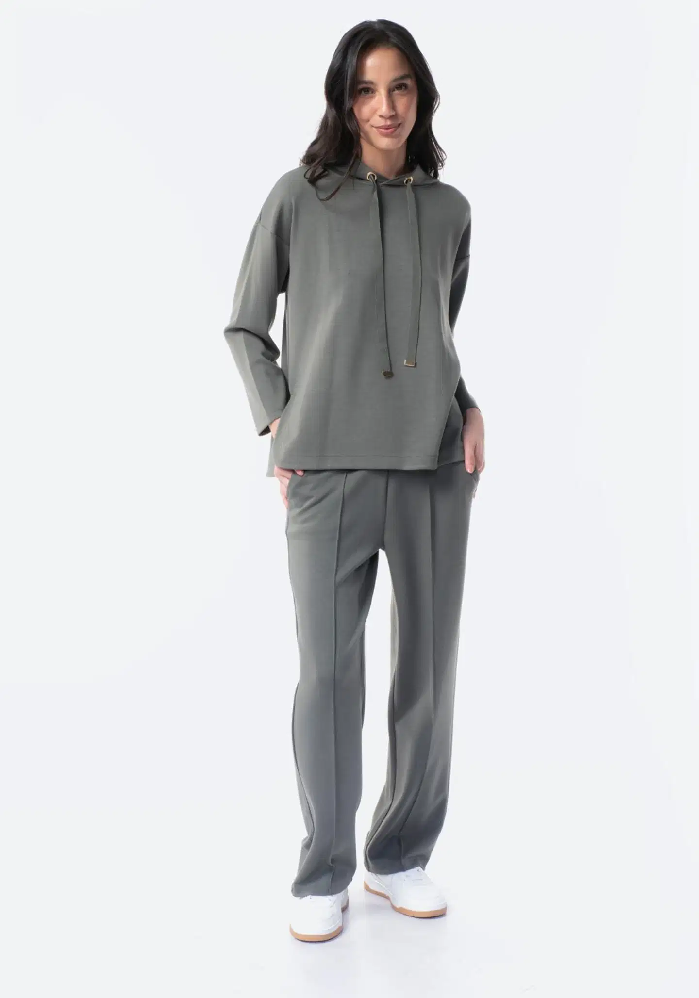 TEX naisten scubahousut I286132 - KHAKI - 4