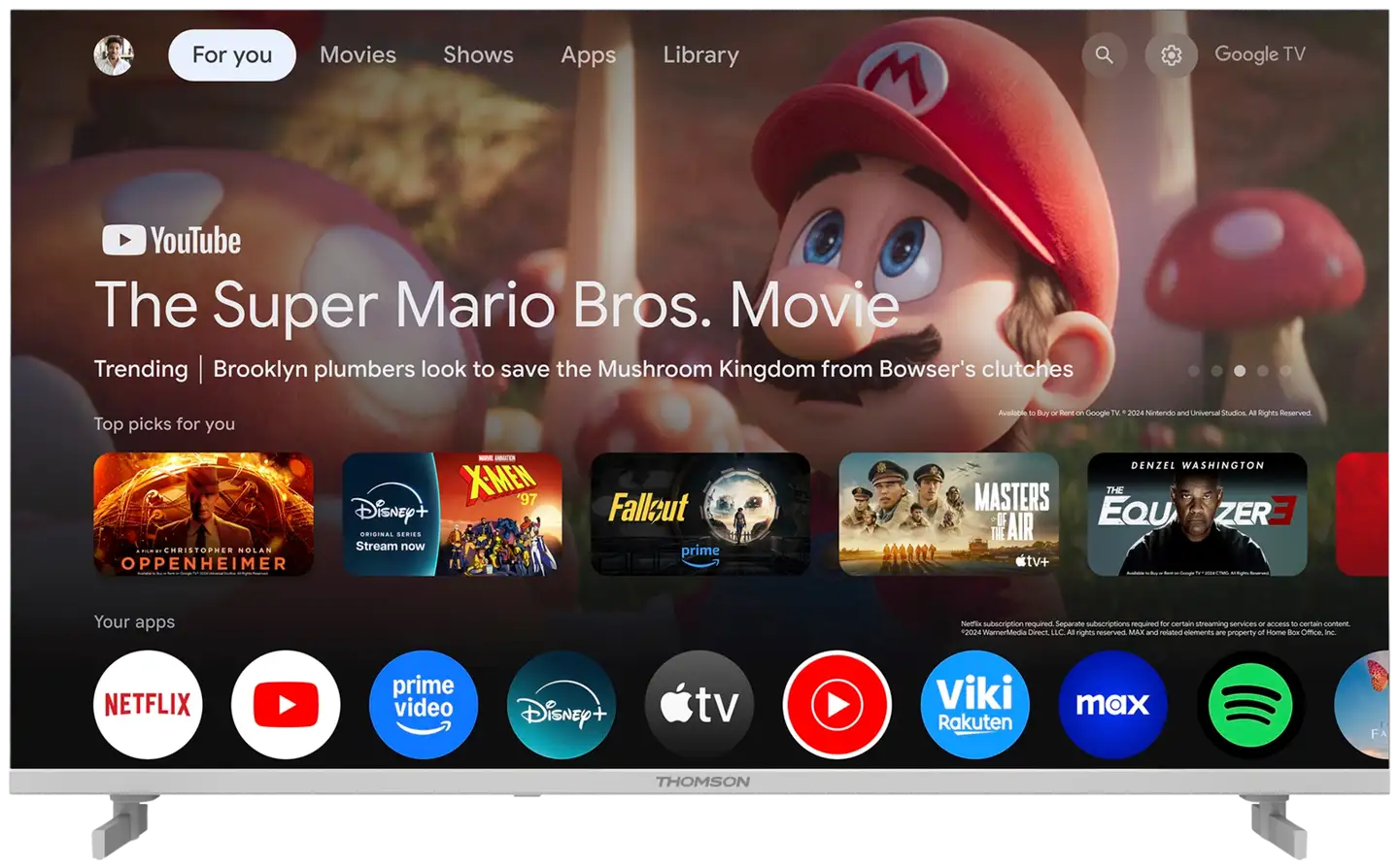 Thomson 40" Full HD Google TV 40FG2S15W valkoinen - 2