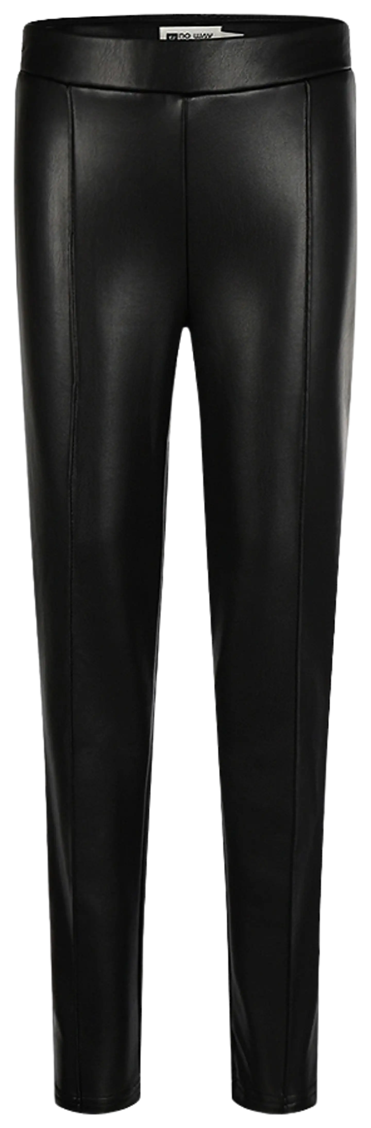 No way Monday nuorten joustavat tekonahkaiset leggingsit - BLACK - 1