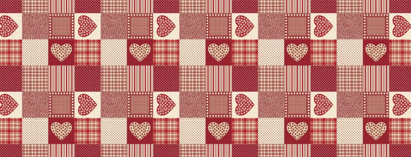 Pöytäliina PVC Chalet noel red 140x240 1804/02