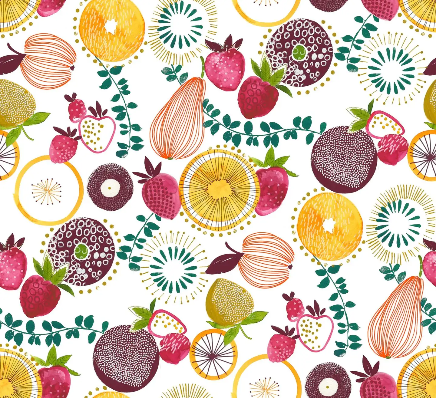 Dolce Vita pöytäliina Garden Fruits 140x240 6030/01
