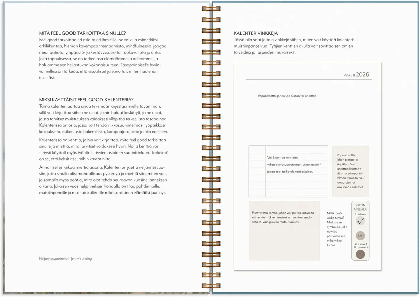 Burde Kalenteri 2026 Life Planner Feel good - 4