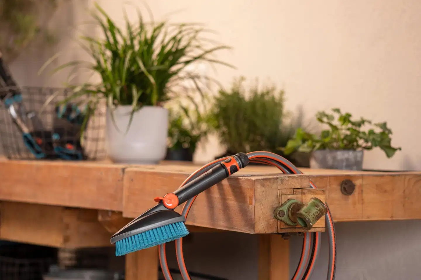 GARDENA Käsikäyttöinen pesuharja M Cleansystem karkea - 7