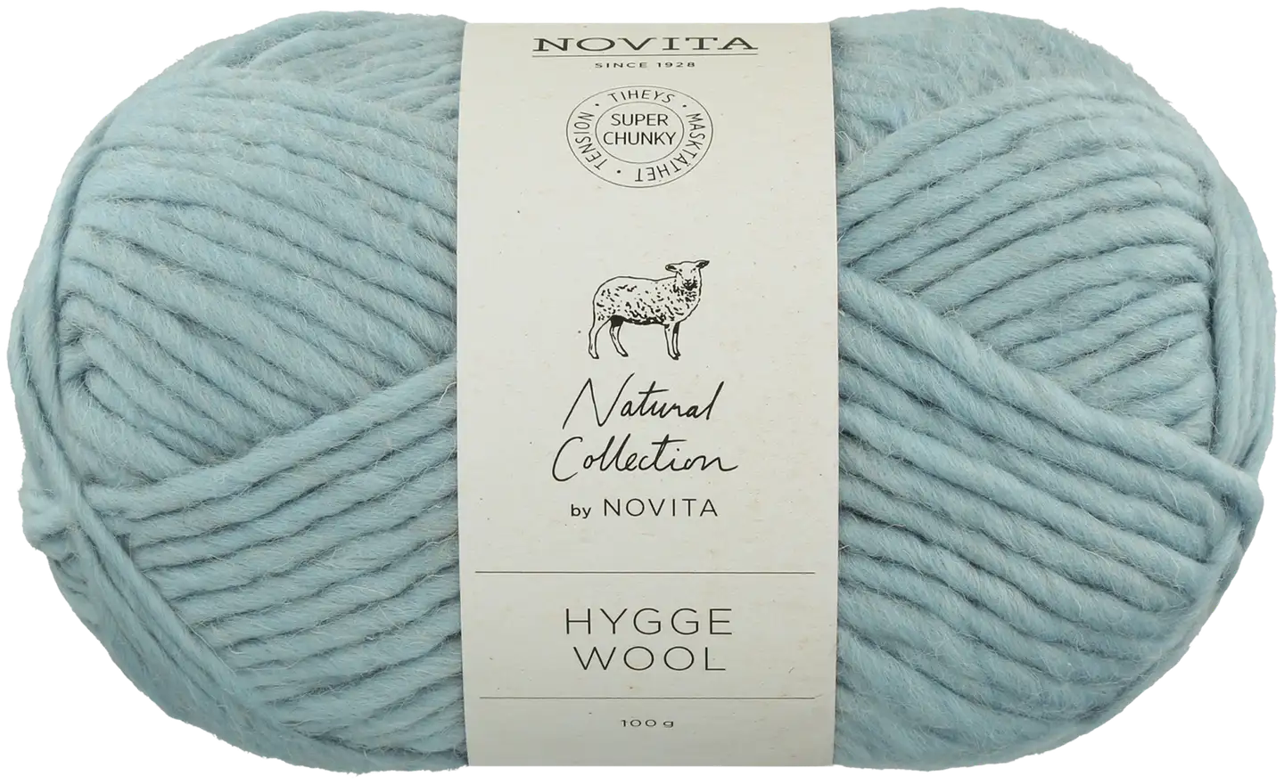 Novita lanka Hygge Wool 100 g vuorovesi 109 - 1