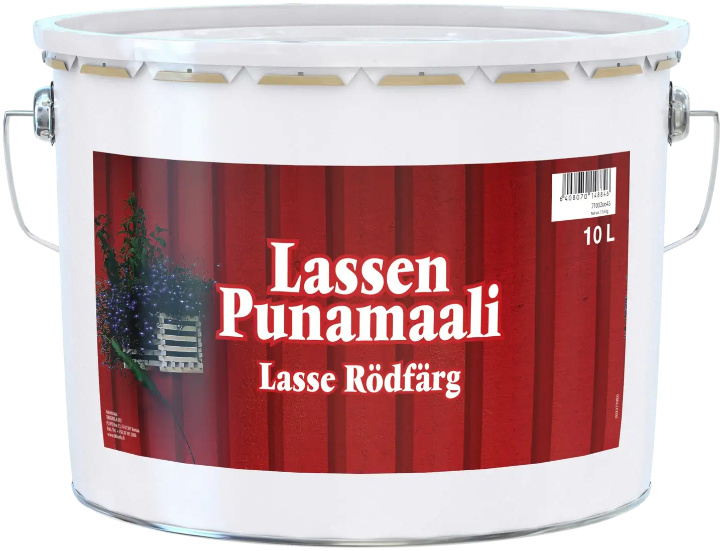 Tikkurila Lassen Punamaali 10 L