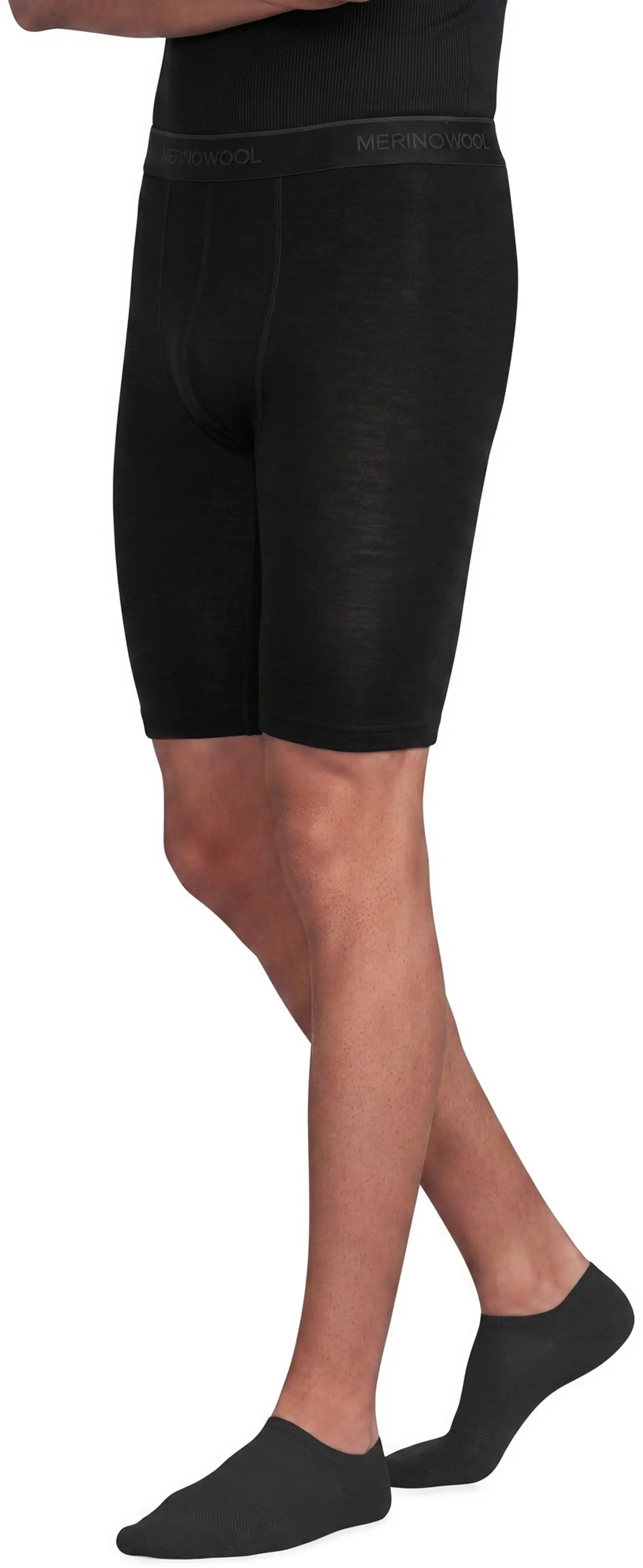 House miesten merinovilla-bermudat - Black - 1