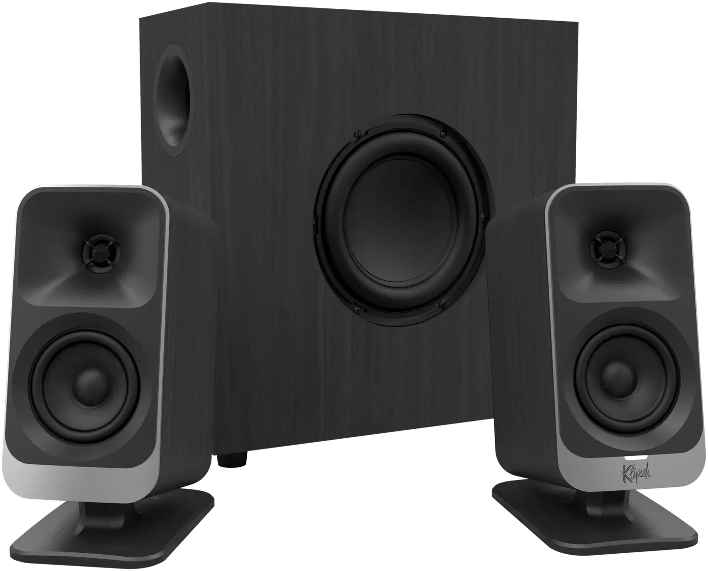 Klipsch ProMedia Lumina 2.1 -tietokonekaiutinjärjestelmä musta - 1