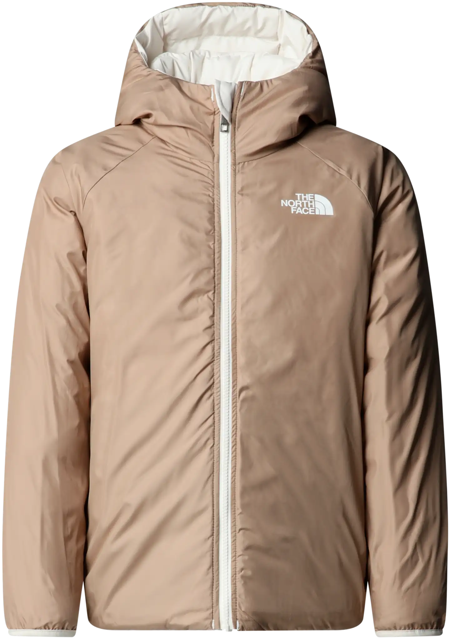 The North Face Nuorten käännettävä talvitakki G REV. PERRITO HOODED - WHITE - 3