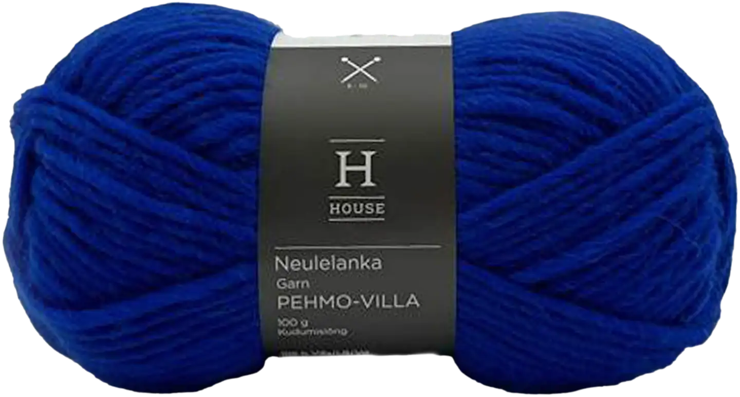 House lanka Pehmovilla 112706 100 g Blue 5329