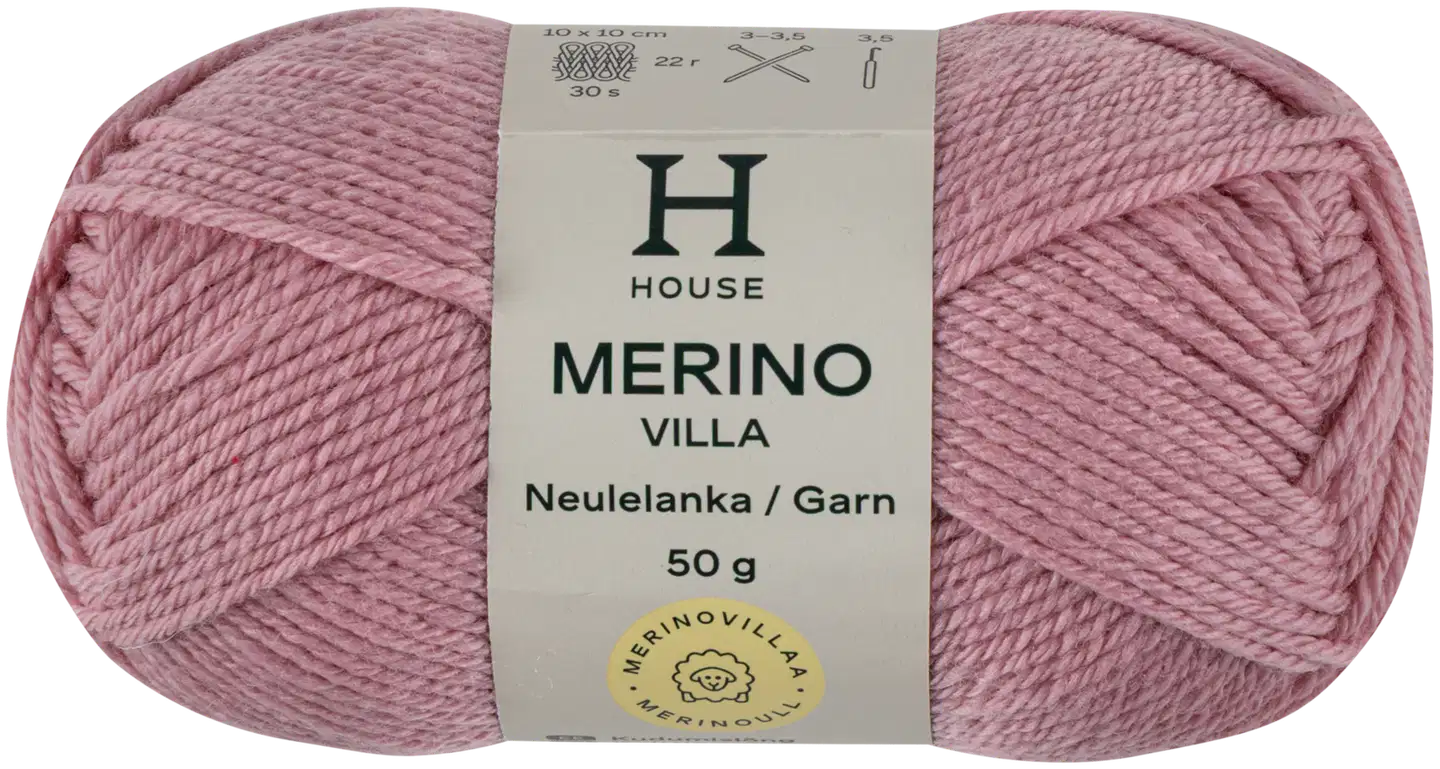 House lanka merinovilla 50g CNE-1833 light mauve