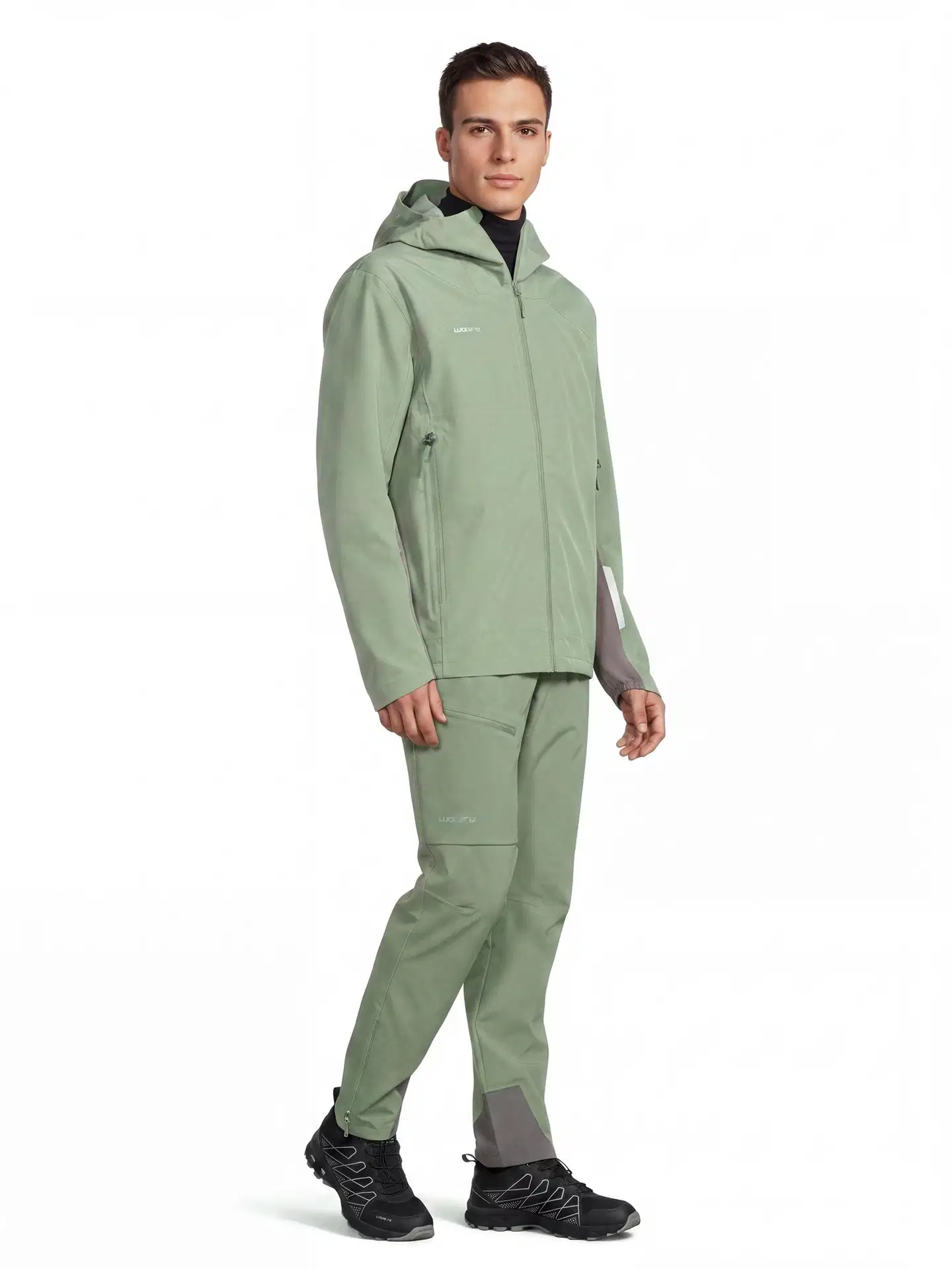 Luode12 miesten kuorihousut 204L112651 - oil green - 4