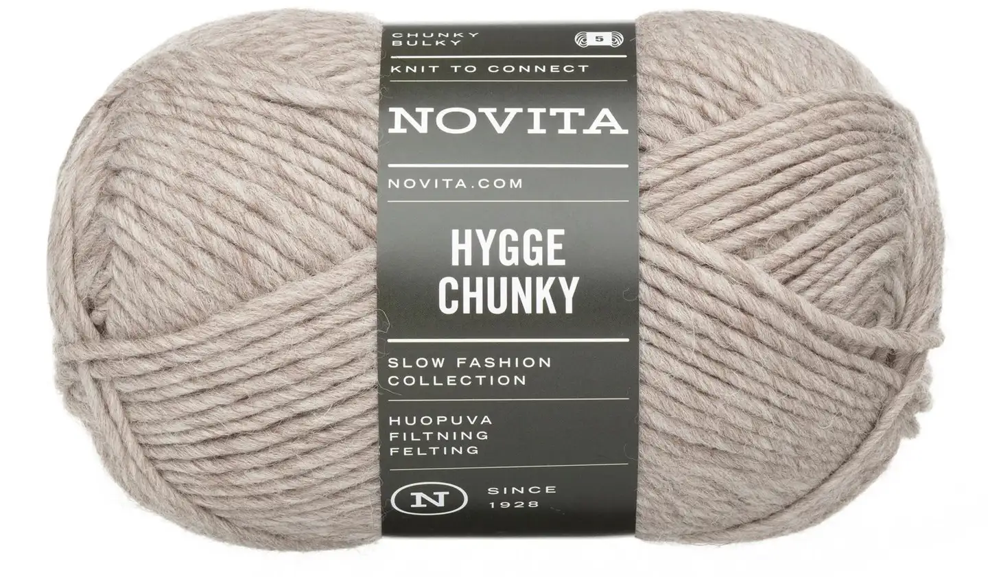 Novita lanka Hygge Chunky 100 g hiekka 060 - 1