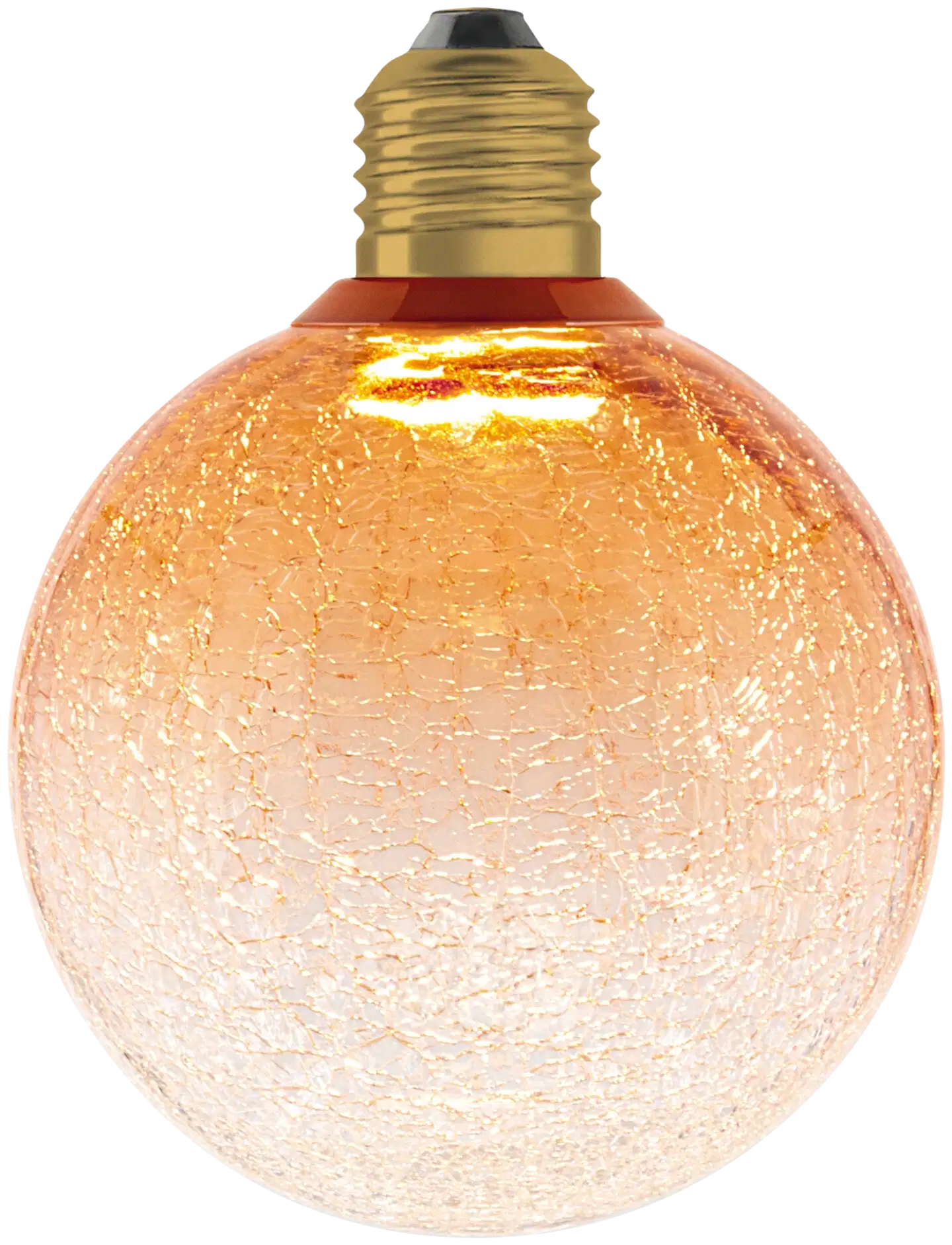 Osram LED-sisustuslamppu Decor Cracked Round 3,5W E27 oranssi - 2