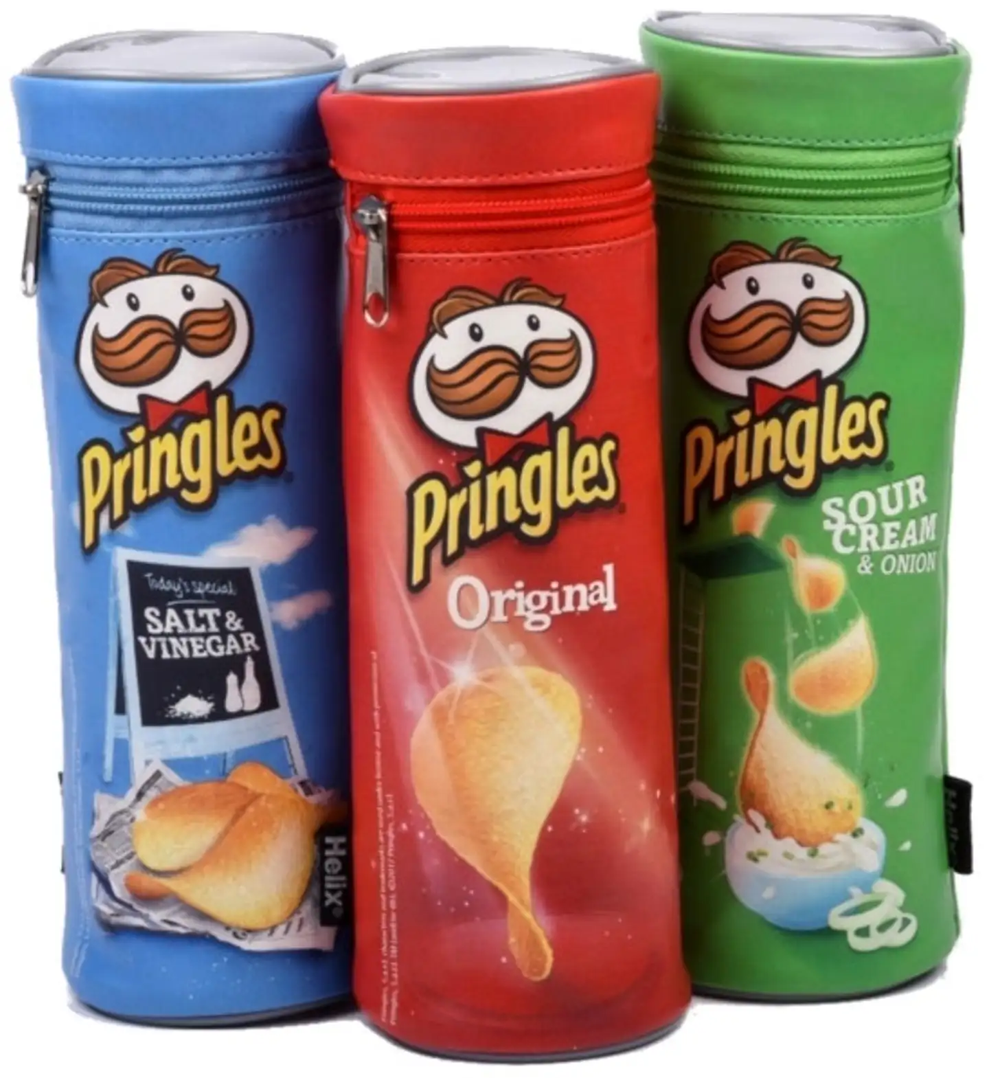 Pringles purkkipenaali, 3 eril.lajt.