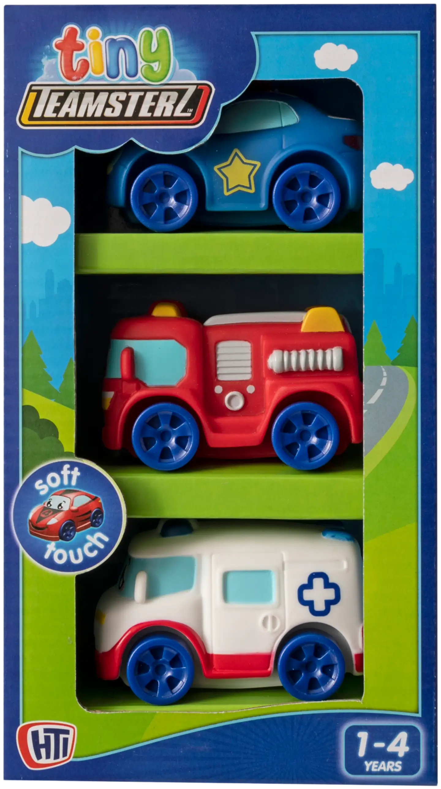 Tiny Teamsterz lelu kolme pikkuautoa - 5