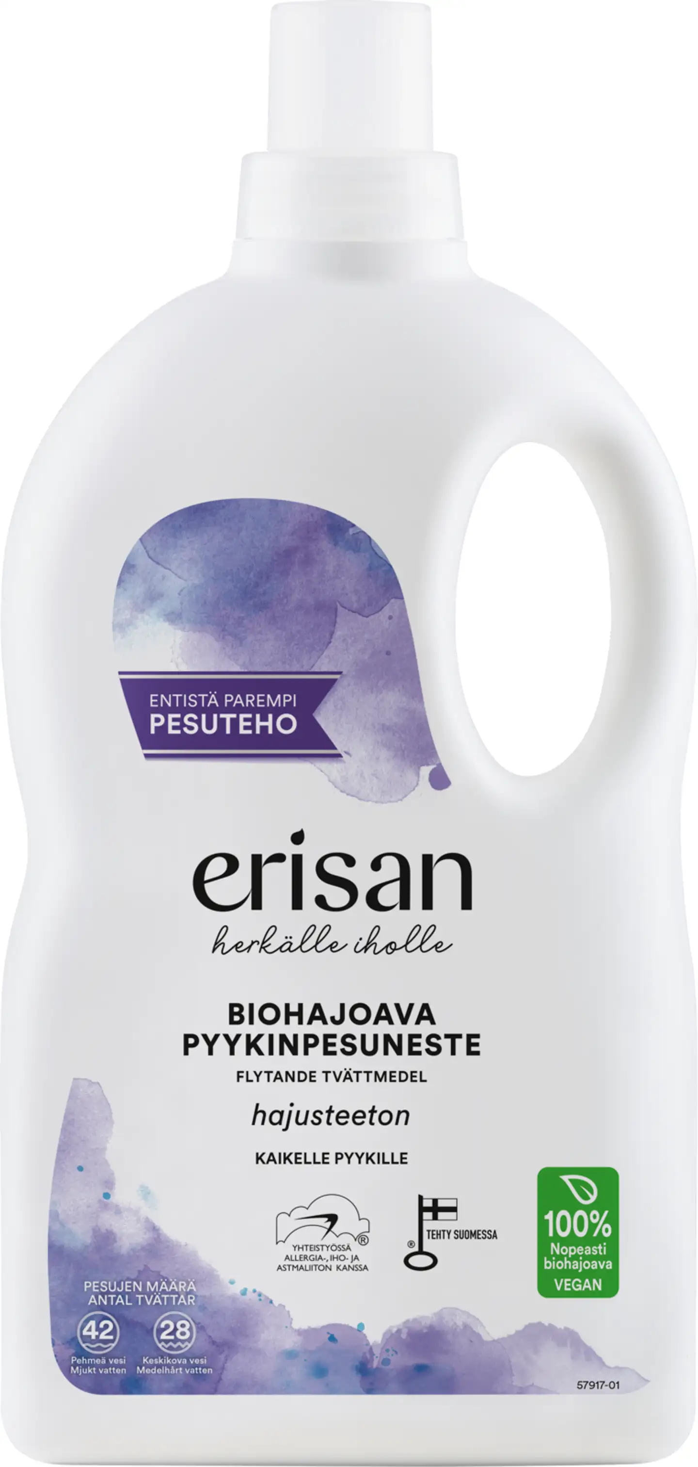 Erisan Hajusteeton Biohajoava Pyykinpesuneste 1.5l