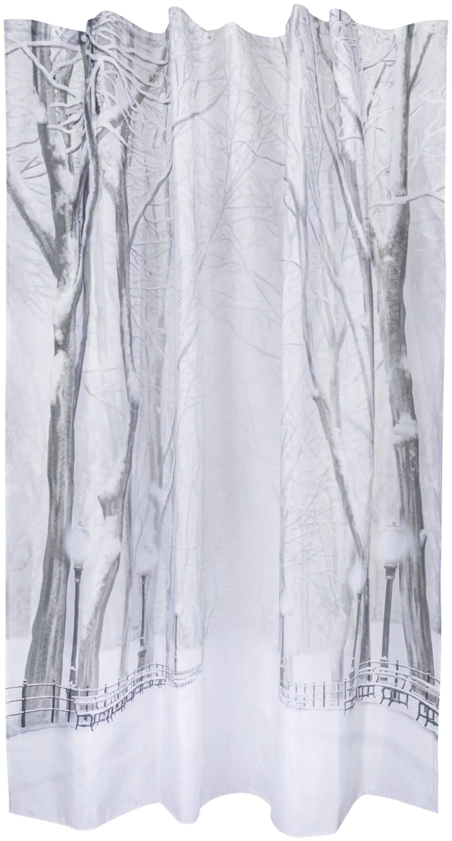 House suihkuverho Snowy trees 180x200 cm - 1