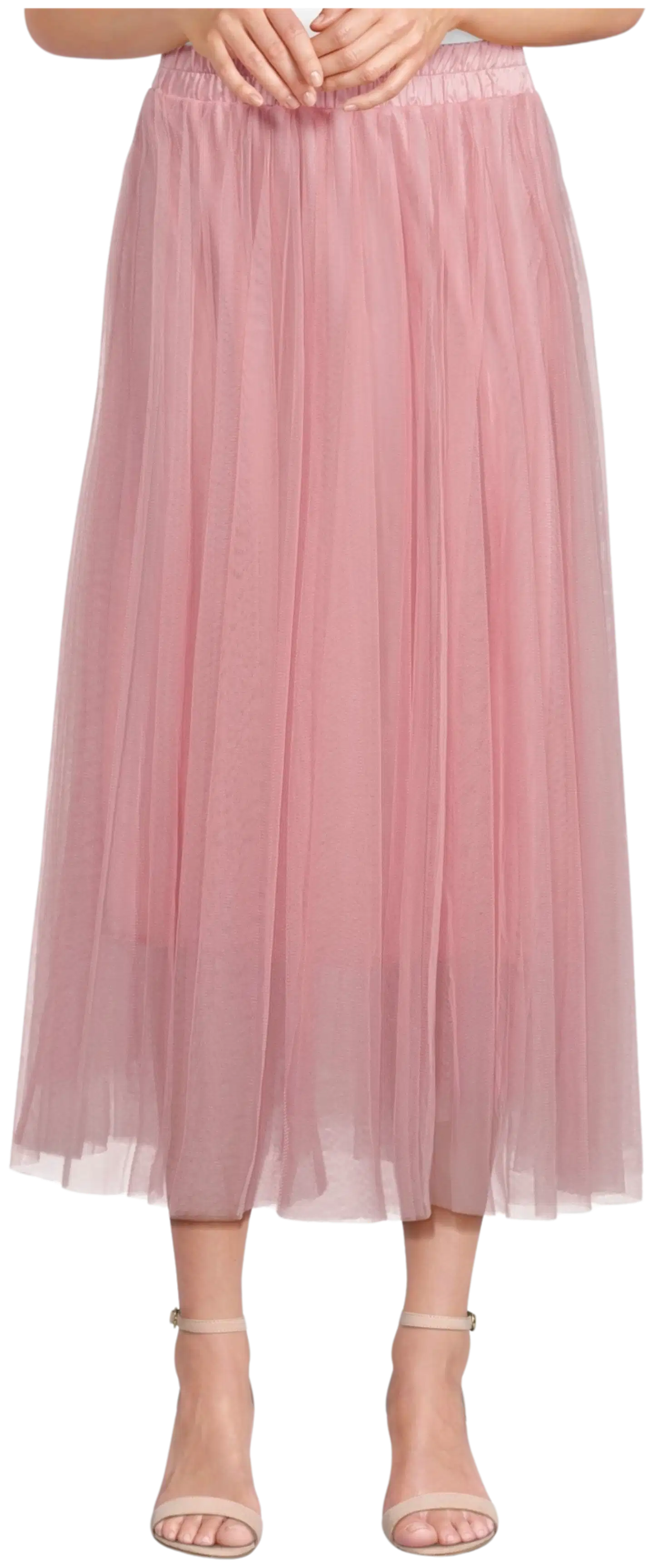 House naisten juhlahame mesh 221H261734 - pink dolphin - 1