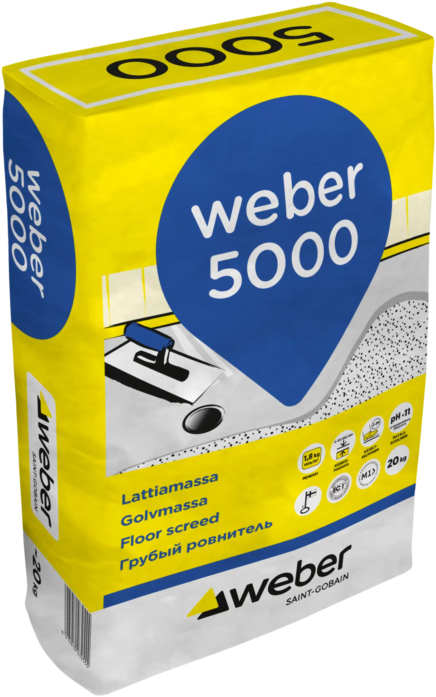 Weber vetonit 5000 Lattiamassa 20 kg