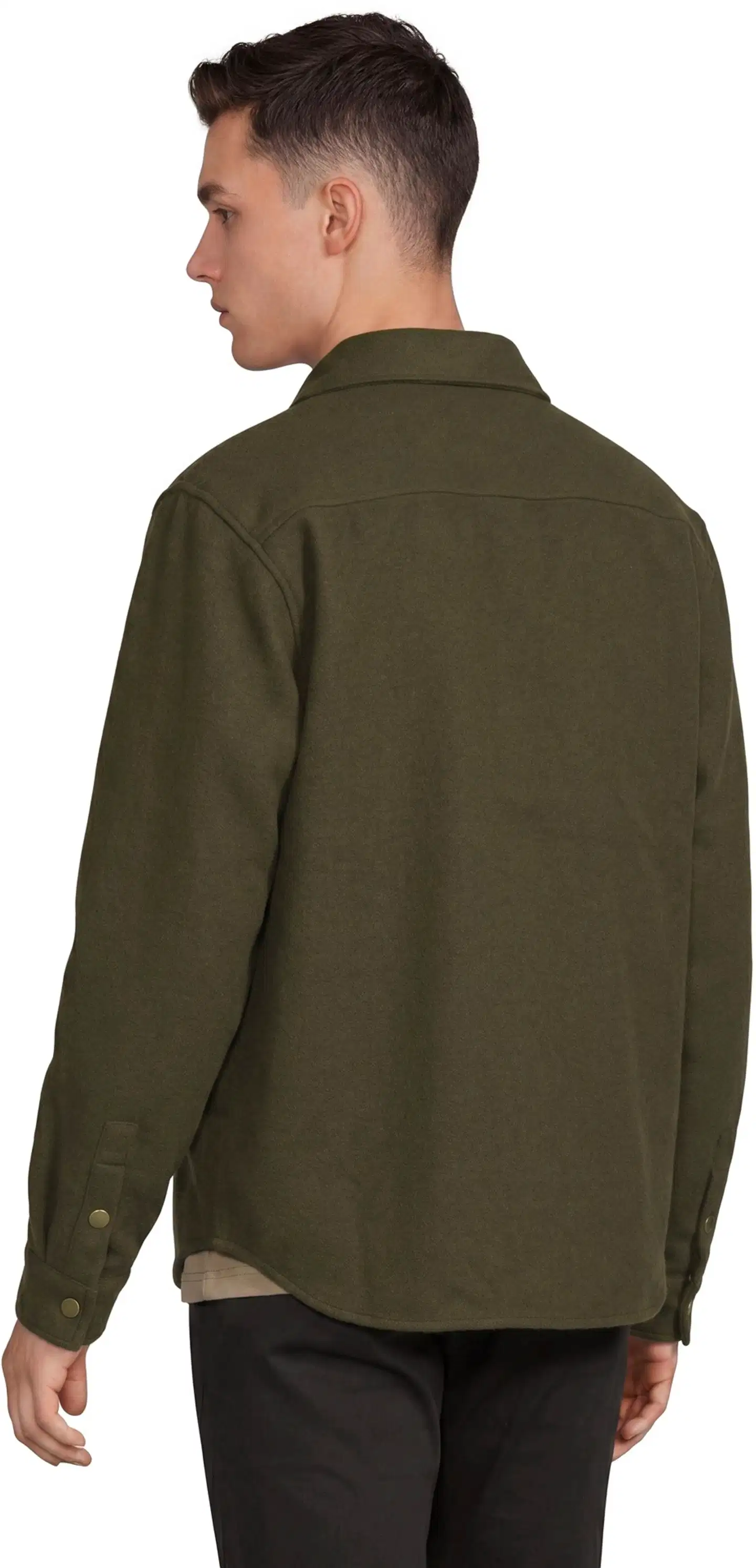 WKLY. miesten kauluspaita villasekoite 194W312613 - GREEN - 3