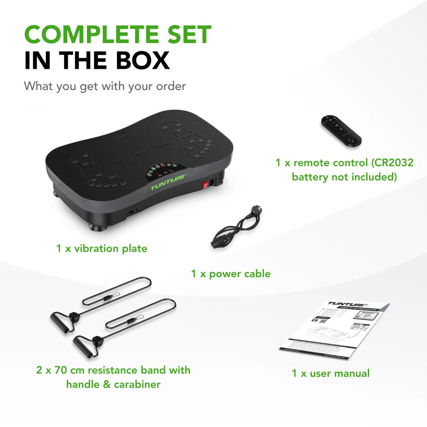 Tunturi Cardio Fit V30 Tärinälevy - 8