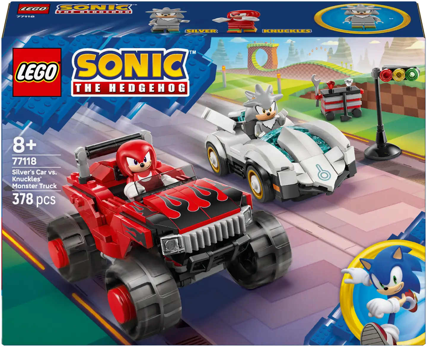 LEGO® Sonic 77118 Silverin auto vastaan Knucklesin monsteriauto - 7