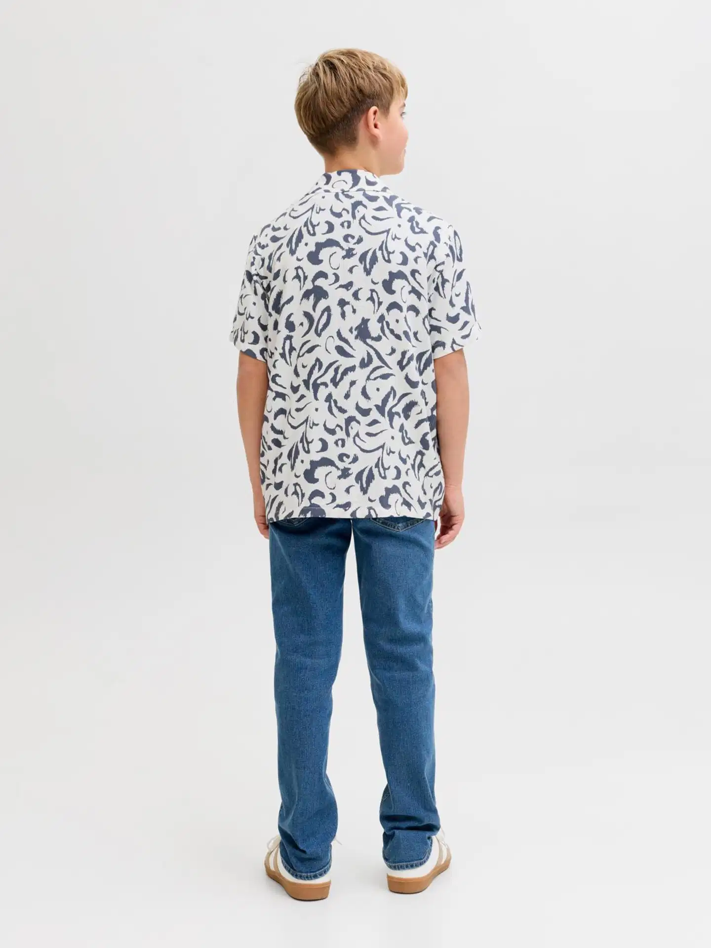 JJ REBEL JUNIOR lasten kauluspaita - Folkstone Gray - 4