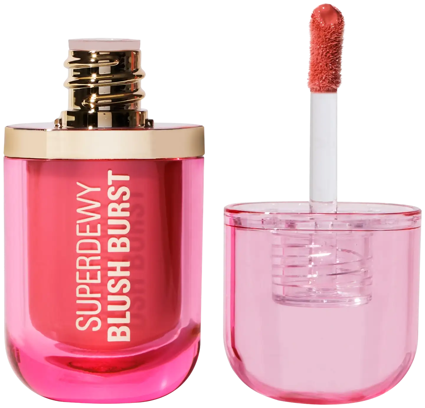 Revolution superdewy liquid serum blush burst nestemäinen poskipuna 4,2ml peach spritz - Cool Pink - 1