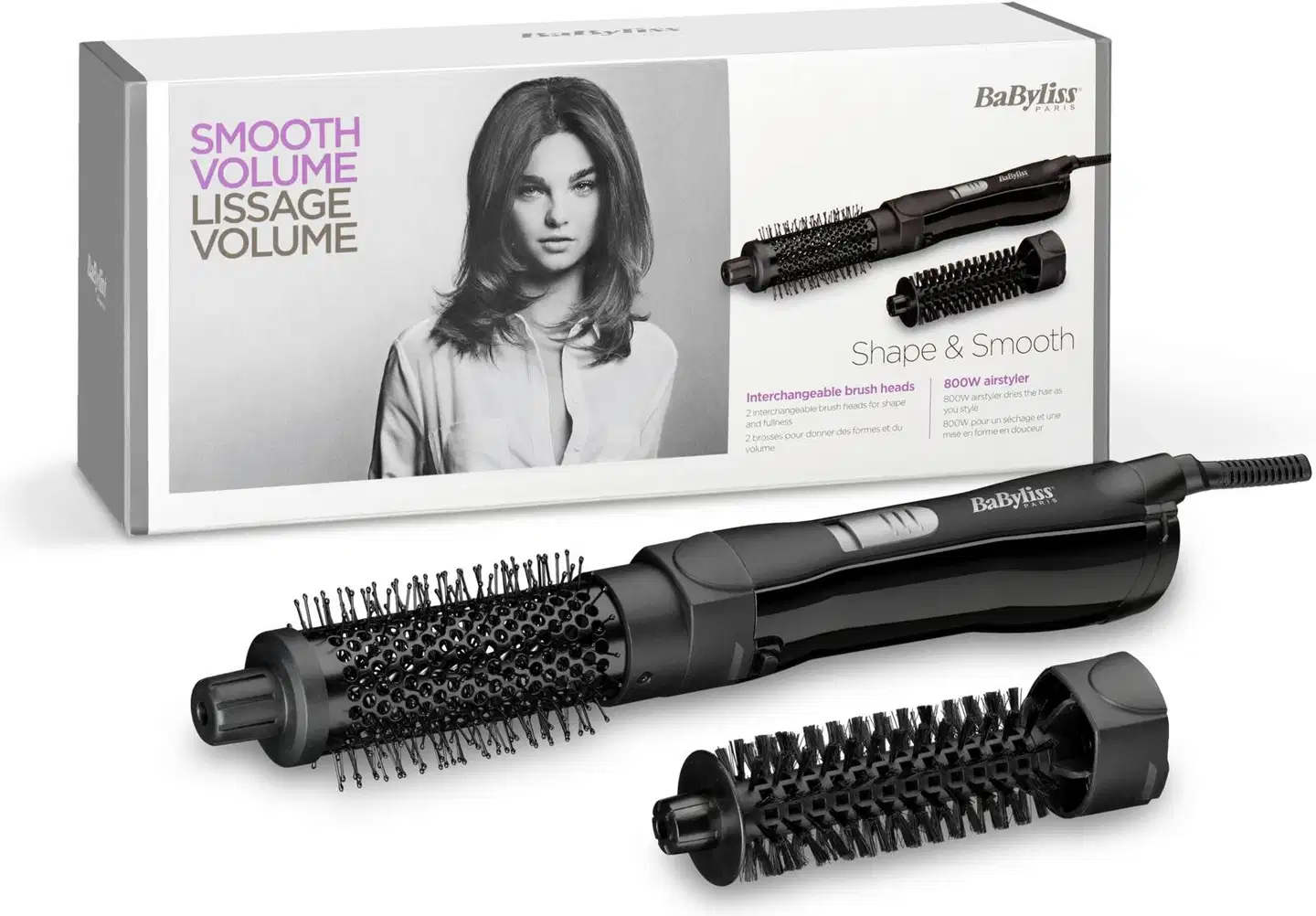 BaByliss ilmakiharrin Shape & Smooth - 1