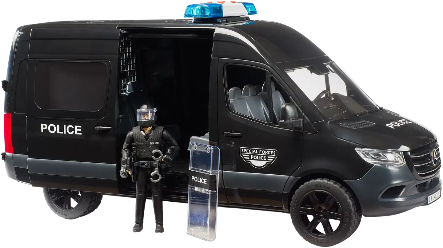 Bruder lelu MB Sprinter Police Special Forces - 4